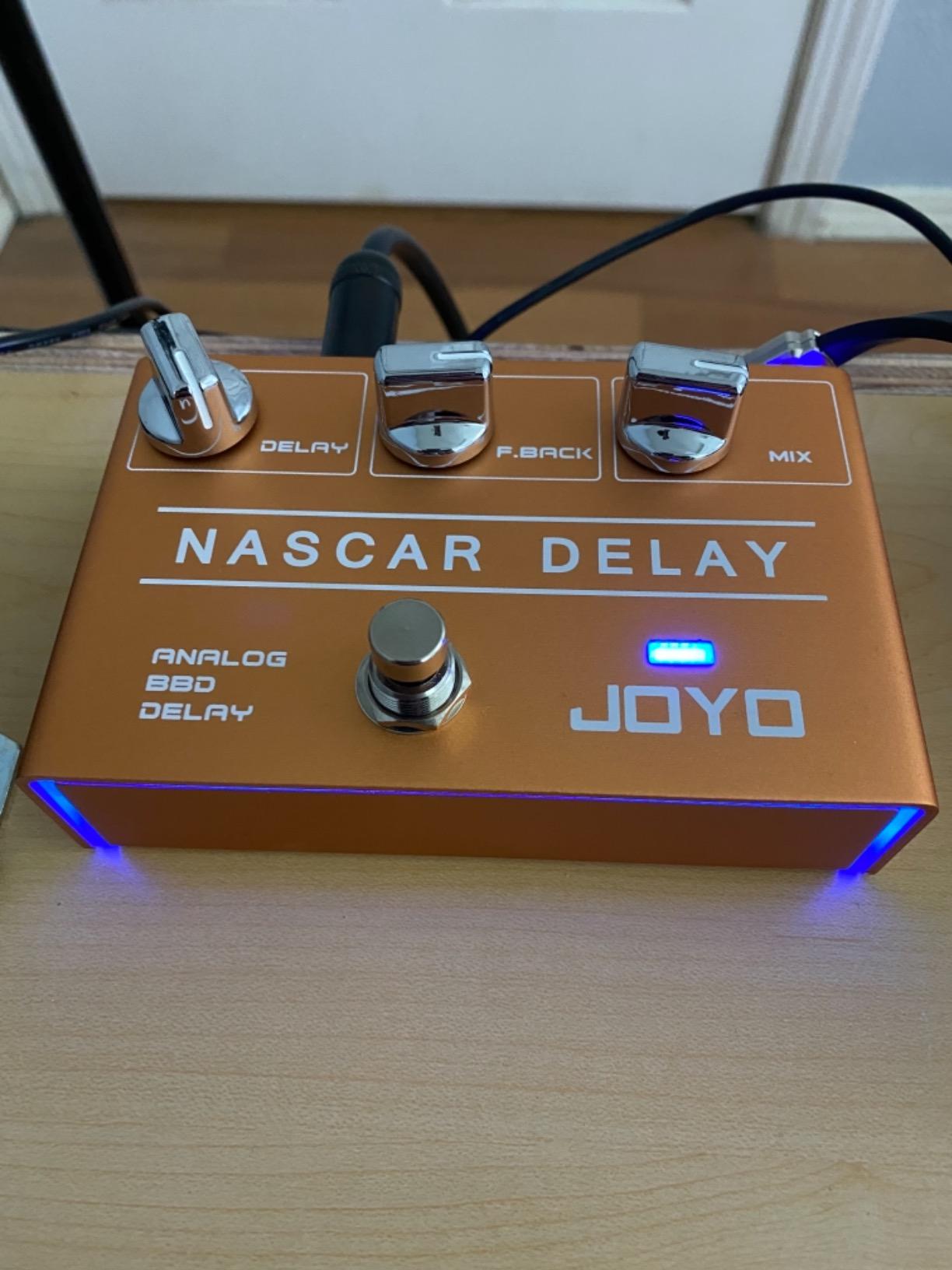 JOYO Nascar Analog Delay Guitar Pedal R-10 BBD Bucket Brigade customer photo 2