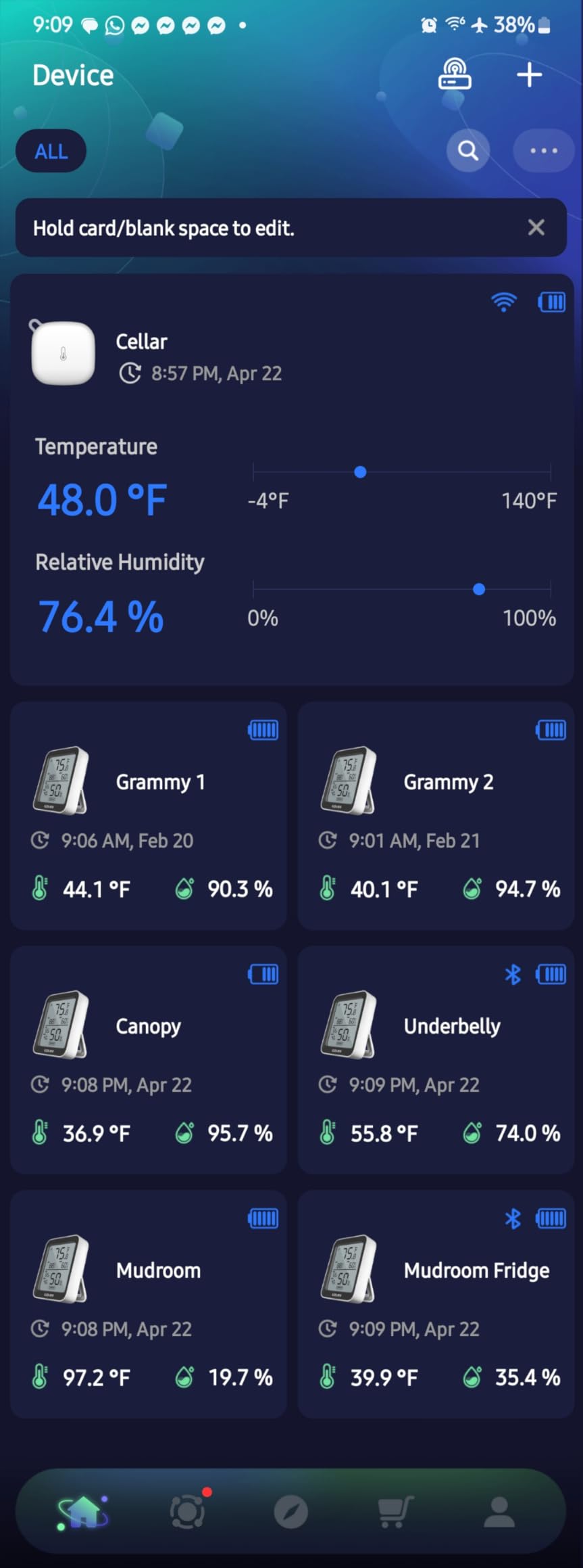 SensorPush HT.w Smart Temperature Sensor & Humidity Sensor - Thermometer & Hygrometer w/App Monitoring - Water Resistant Temperature and Humidity Monitor w/Heat Index for RV, Fridge & More customer photo 1
