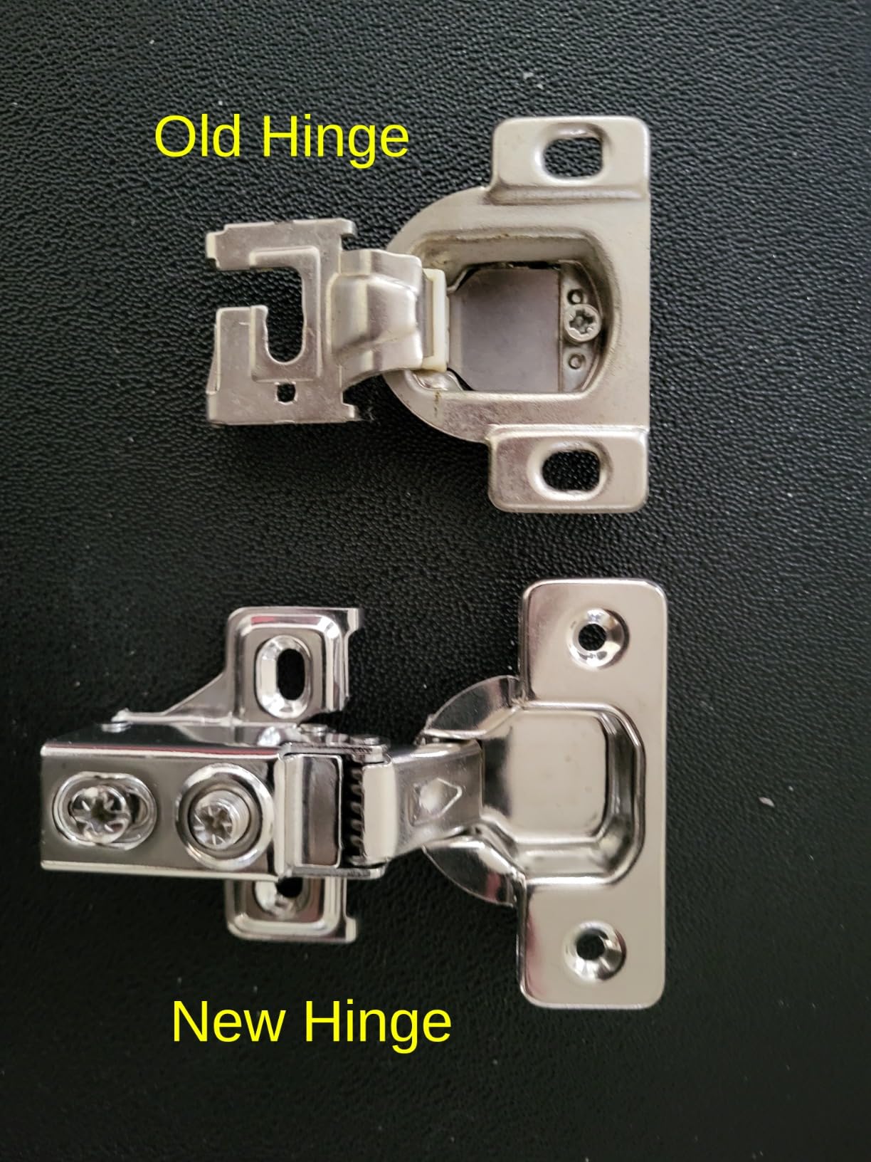 20 Pack Soft Close Cabinet Door Hinges for 1/2 Inch Overlay Cupboard, 105 Degree Opening Angel, Stainless Concealed Kitchen Cabinet Hinges with Mounting Screws, Manual and Door Bumpers customer photo 2
