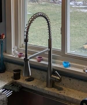 Moen Essie Pre-Rinse Pulldown Kitchen Faucet w/Soap, 87814SRS customer photo 1