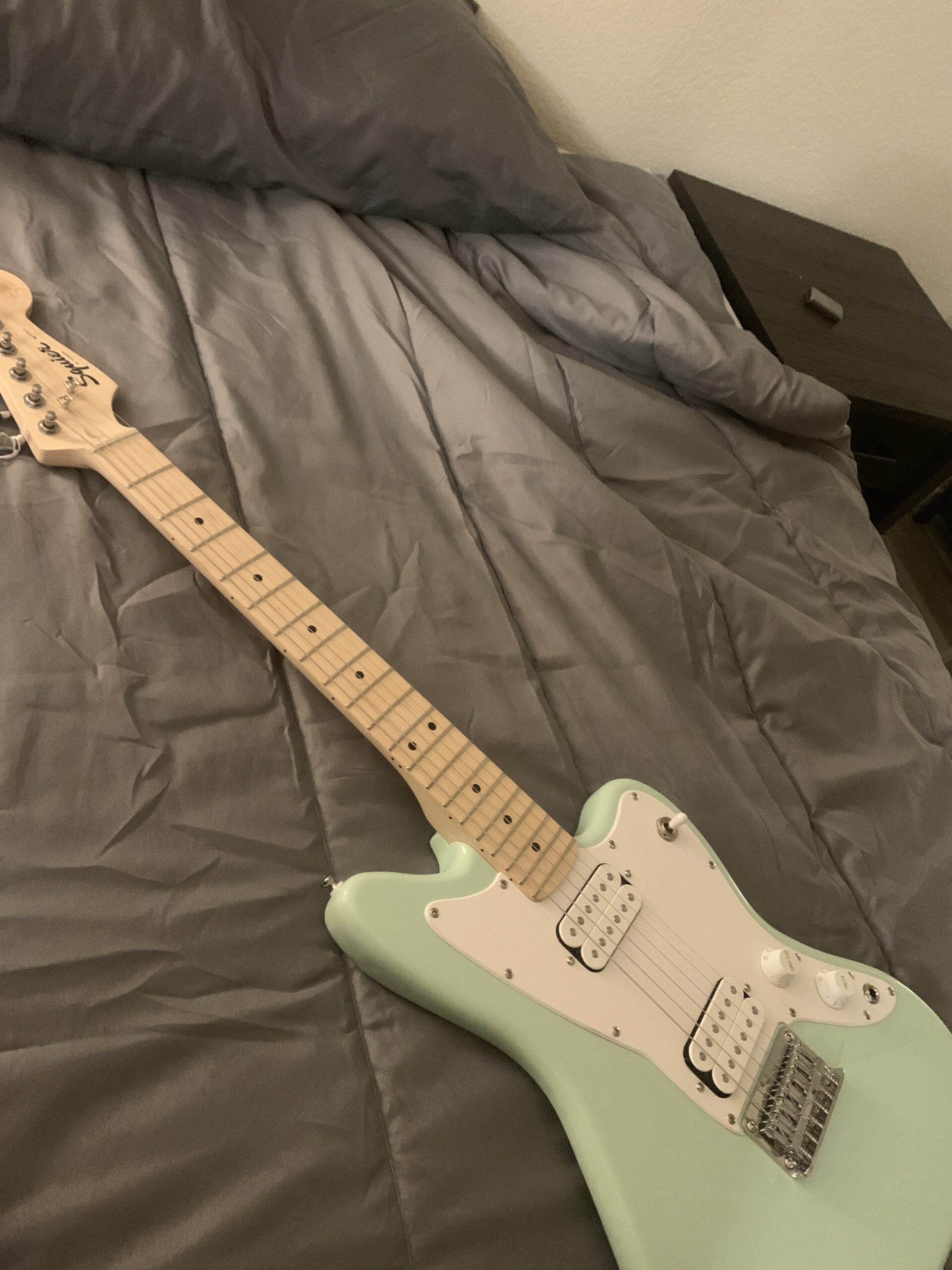 Squier Mini Jazzmaster Electric Guitar, with 2-Year Warranty, Surf Green, Maple Fingerboard customer photo 1