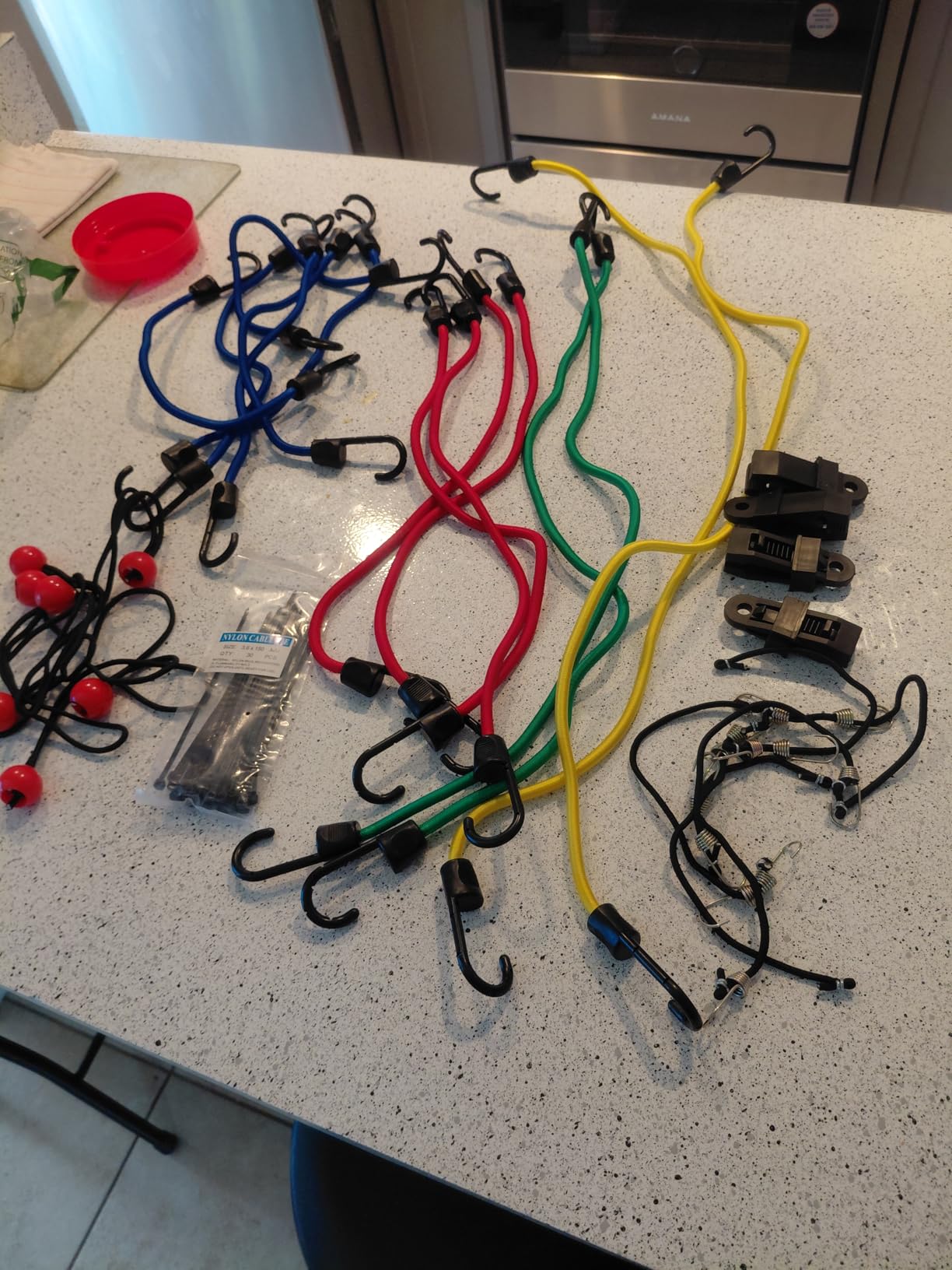 60-Piece Bungee Cords Assorted Sizes - 10