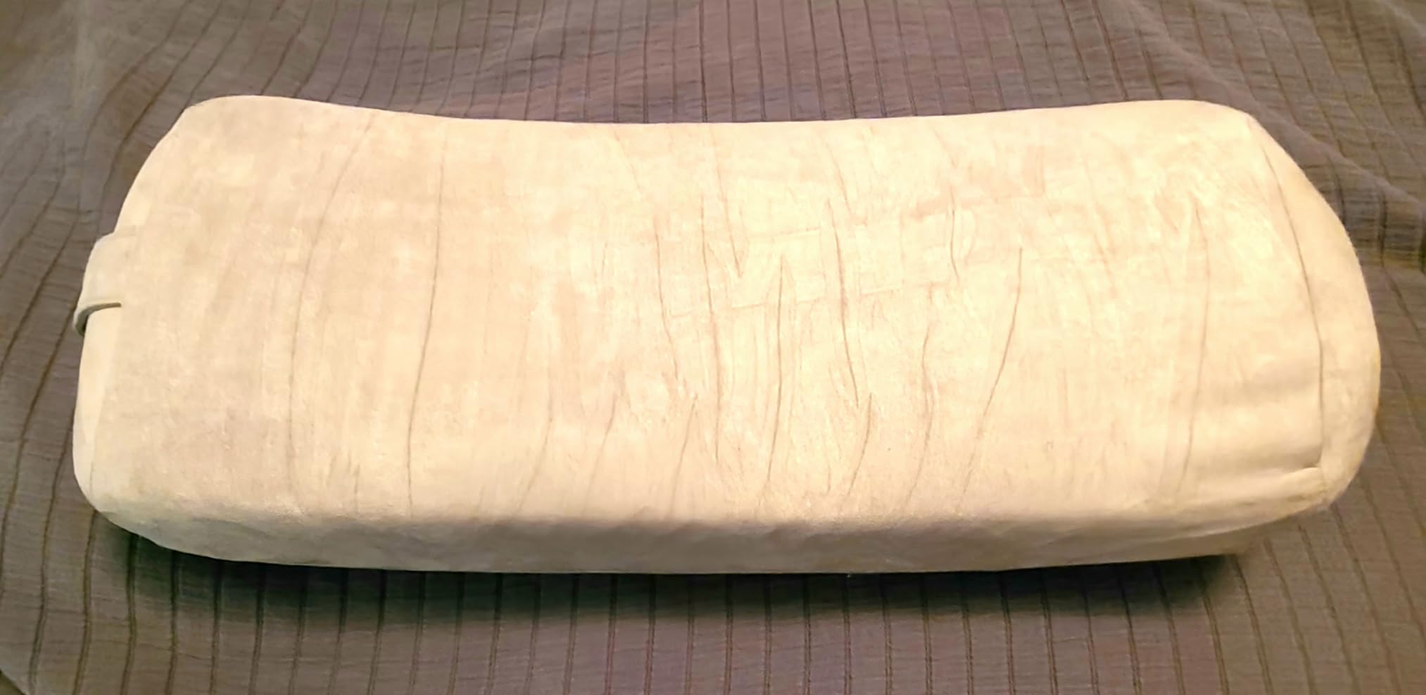 Tumaz Yoga Bolster Set - Rectangular Bolster Pillow for Restorative Yoga, Soft Meditation Pillow with Carry Handle and 8-Feet Strap, Machine Washable Cover customer photo 2