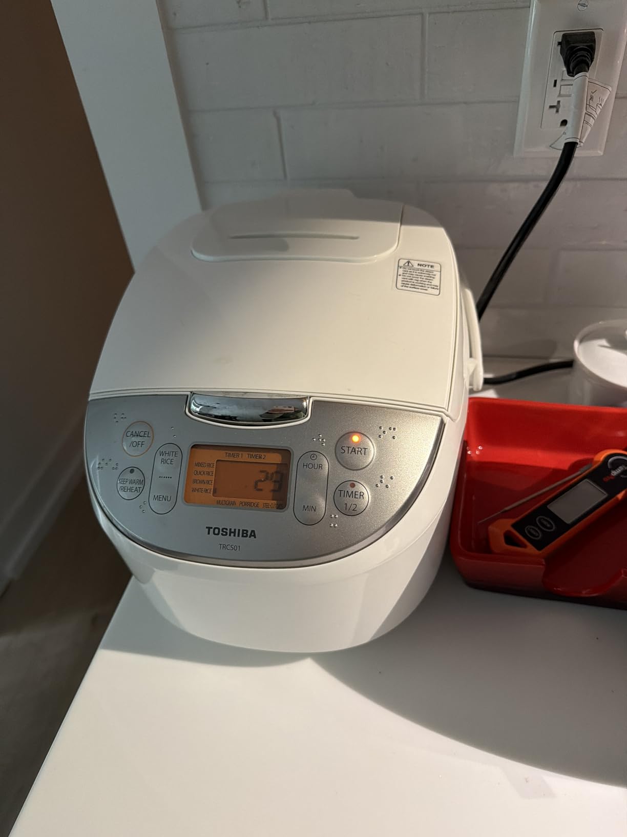 TOSHIBA Rice Cooker Induction Heating, Low Carb Low Sugar Digital Steamer, 5.5 Cups Uncooked Japanese Rice Cooker, 8 Cooking Functions, 24H Timer & Auto Keep Warm customer photo 1