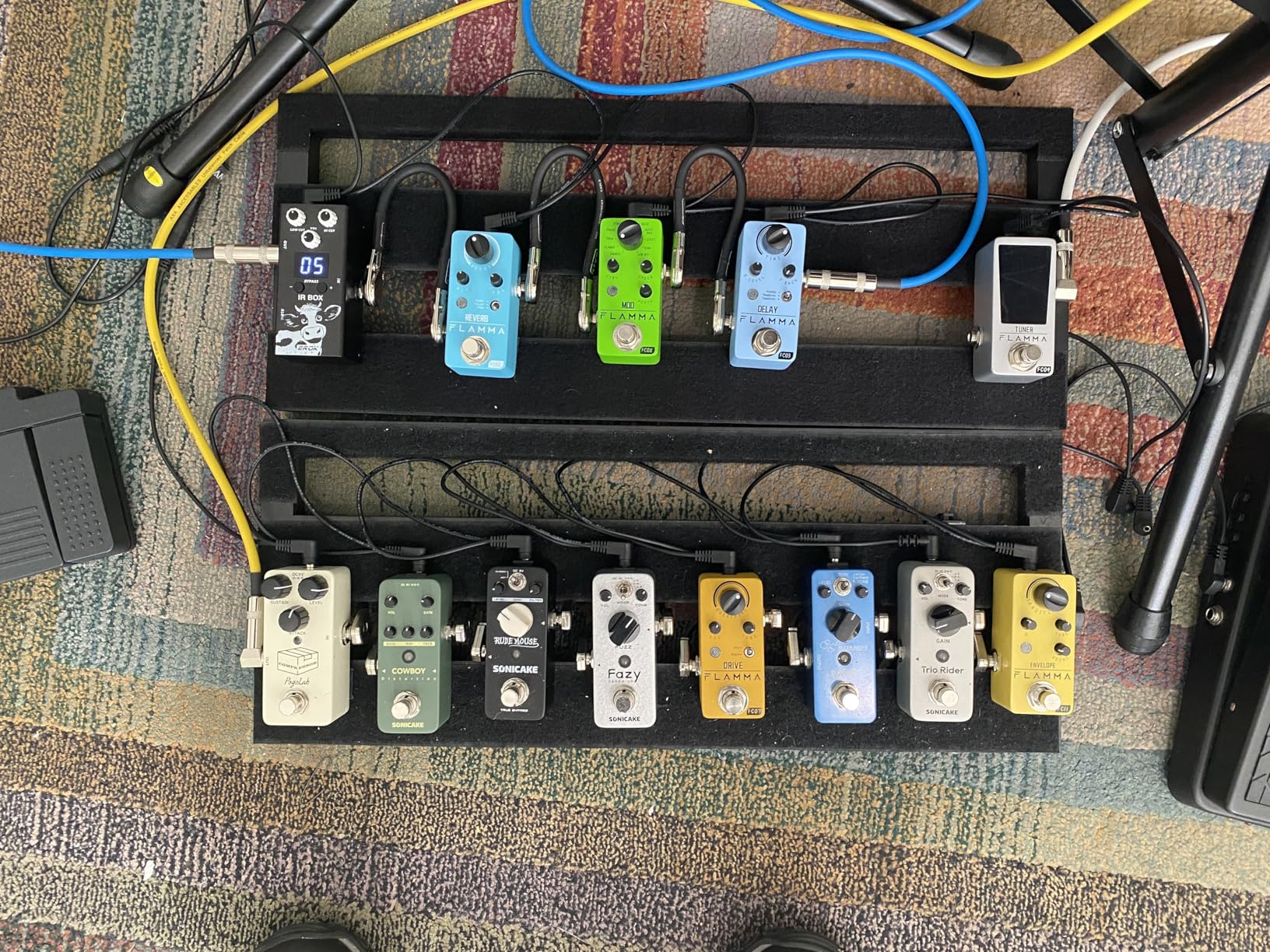 FLAMMA FC05 Mini Modulation Pedal with Chorus Flanger Tremolo Phaser Vibrato Rotary Liquid Autowah Stutter Ring LowBit customer photo 3