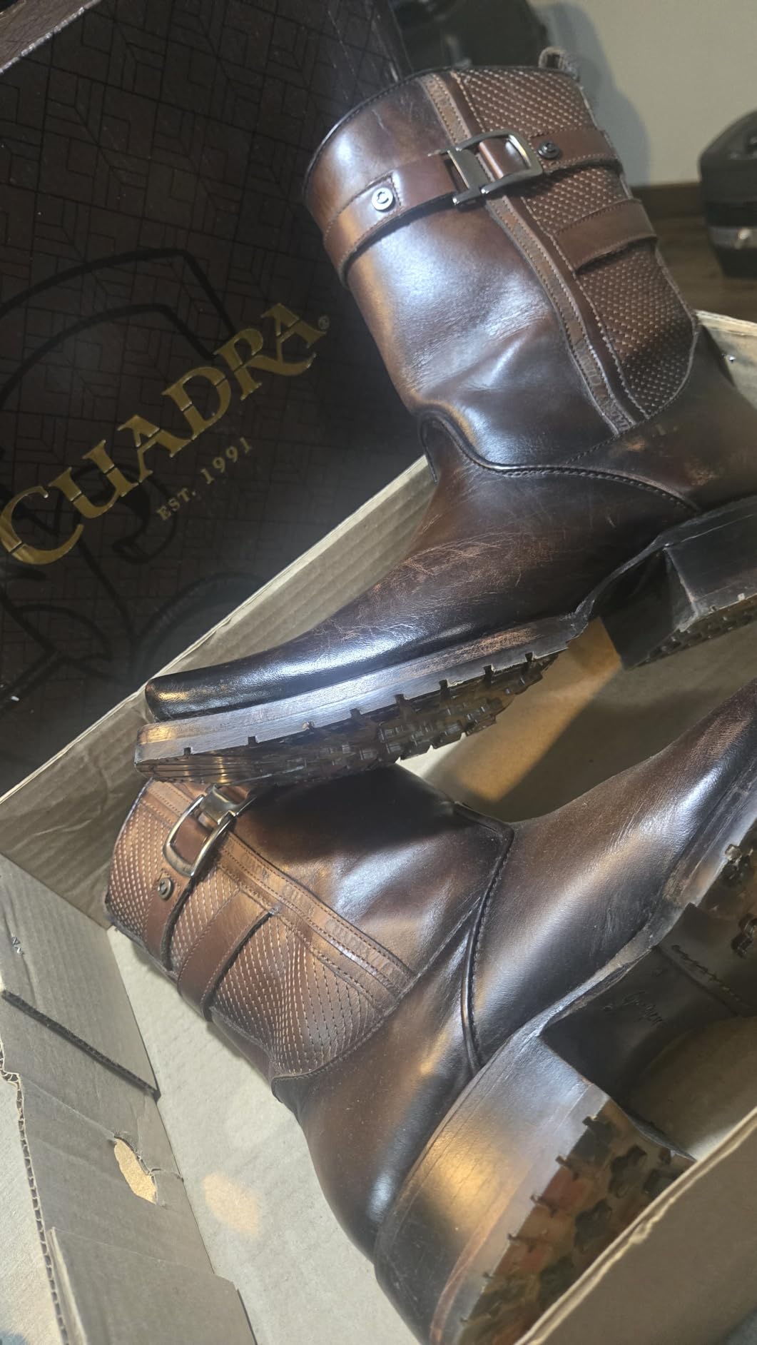 Cuadra Men's Boot in Bovine Leather with Zipper, 1J2JRS customer photo 1