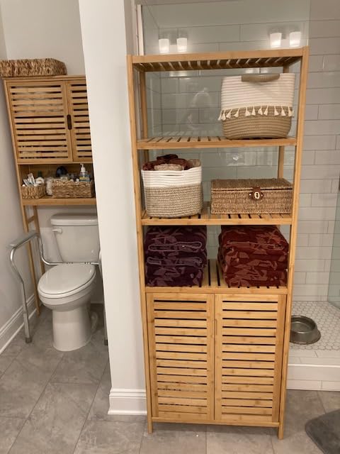 HIFIT Tall Bathroom Storage Cabinet, 66