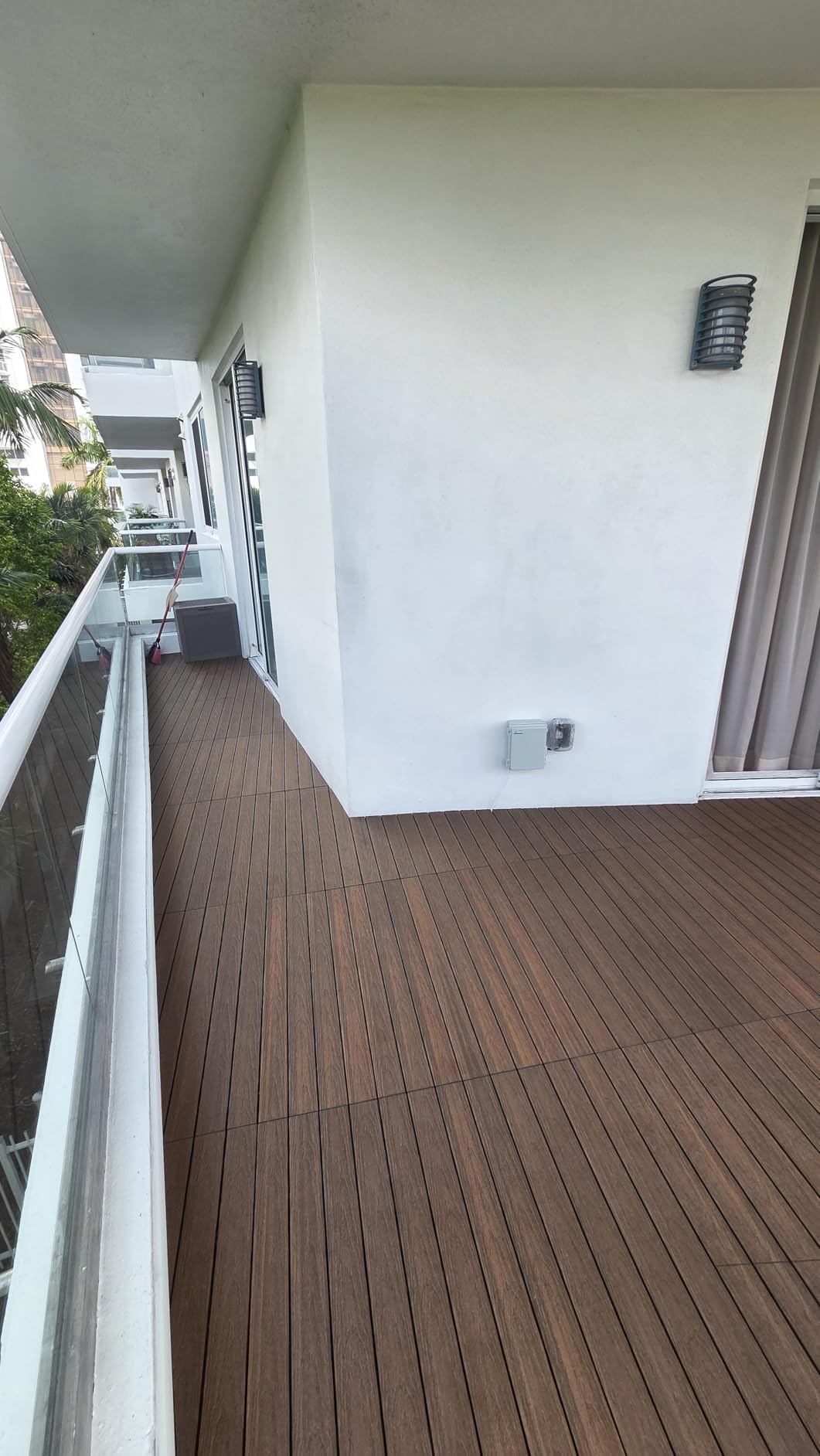 NewTechWood UltraShield Naturale 1 ft. x 3 ft. Quick Deck Outdoor Composite Deck Tile in Brazilian Ipe (15 sq. ft. Per Box) customer photo 2