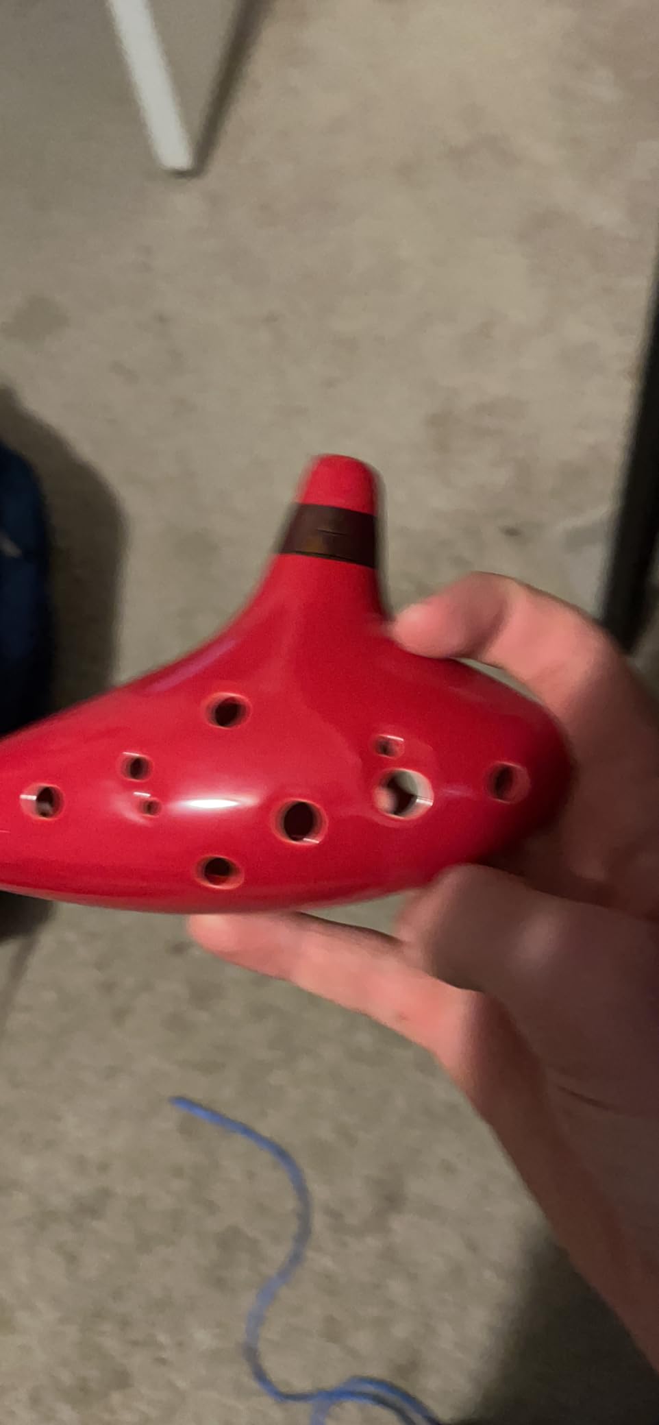 Mulucky 12-Hole Natural Clay Ocarina with Accessories, Beginner-Friendly Musical Instrument Gift Box (Dark Blue) customer photo 1