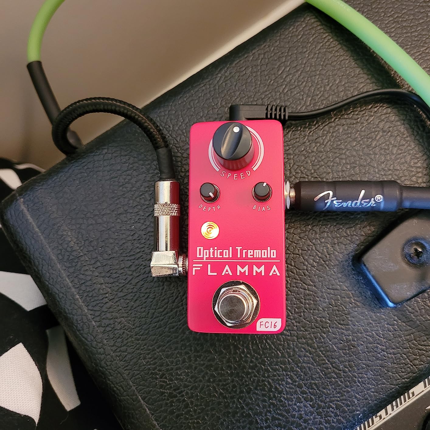FLAMMA FC15 Analog Flanger Pedal, Oscillator Effects with 2 Modes, True Bypass Mini Portable Durable Metal Shell customer photo 1