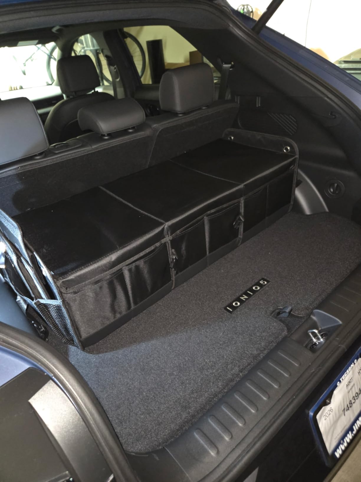 1680D Trunk Organizer with Lid, Extra-Large 114L Collapsible Cargo Organizer for SUVs, Trucks & Large Cargo Areas, Rigid PP Panels, 800D x 800D Weave, Water-Repellent, Anti-Sag Design customer photo 2