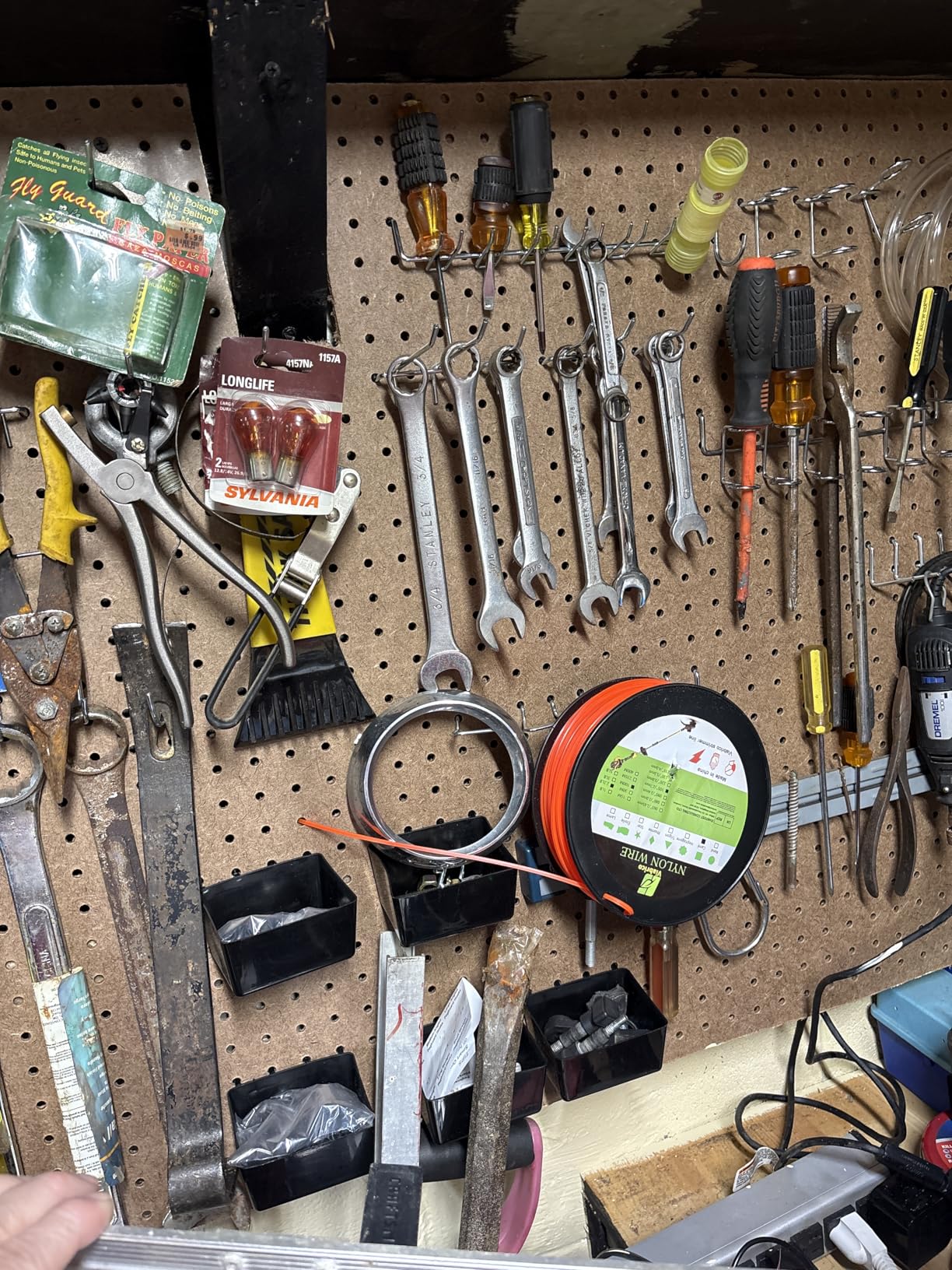 INCLY 278PCS Pegboard Accessories Organizer Kit, Peg Board Hooks Assortment with Bins for Organizing Various Tools, Fit 1/8 or 1/4 inch Pegboard for Hanging Storage, Garage Wall Attachments customer photo 2