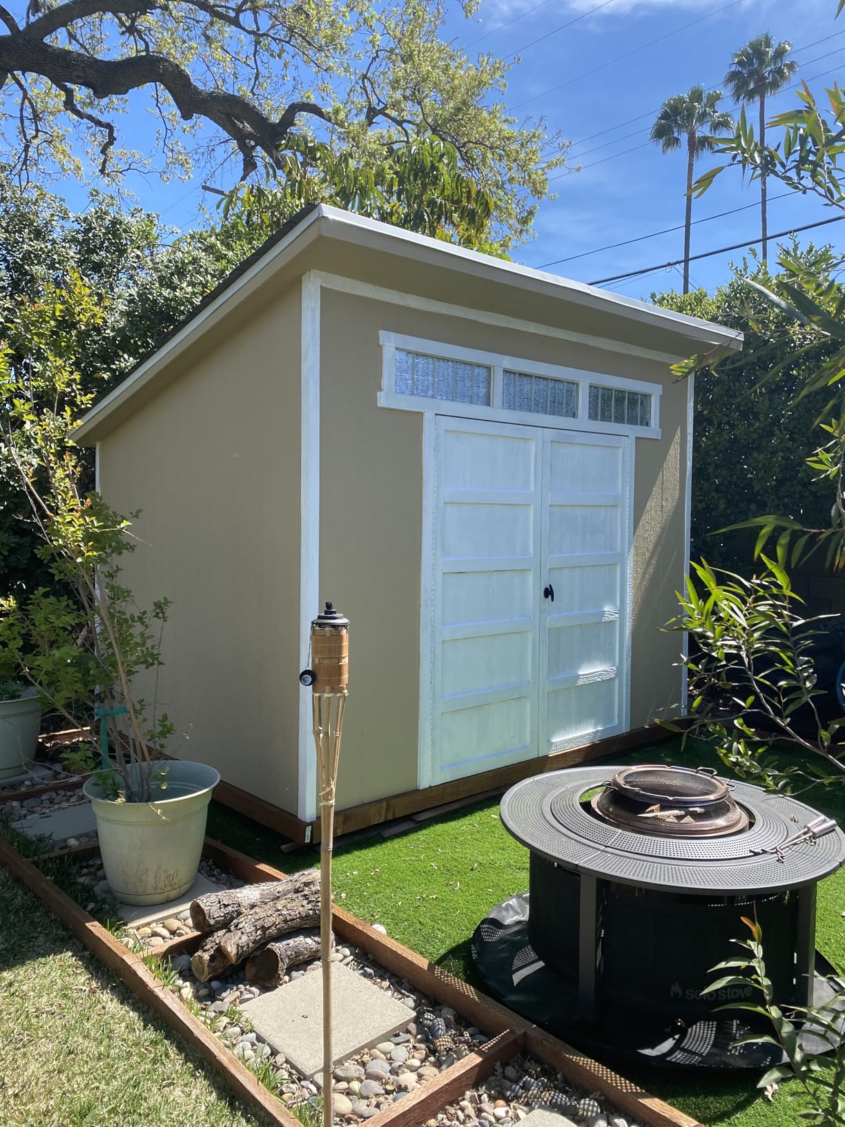 Handy Home Products Olympia 10x7.5 Wood Storage Shed with Floor Kit - Does not Include Paint or Roofing Shingles customer photo 2