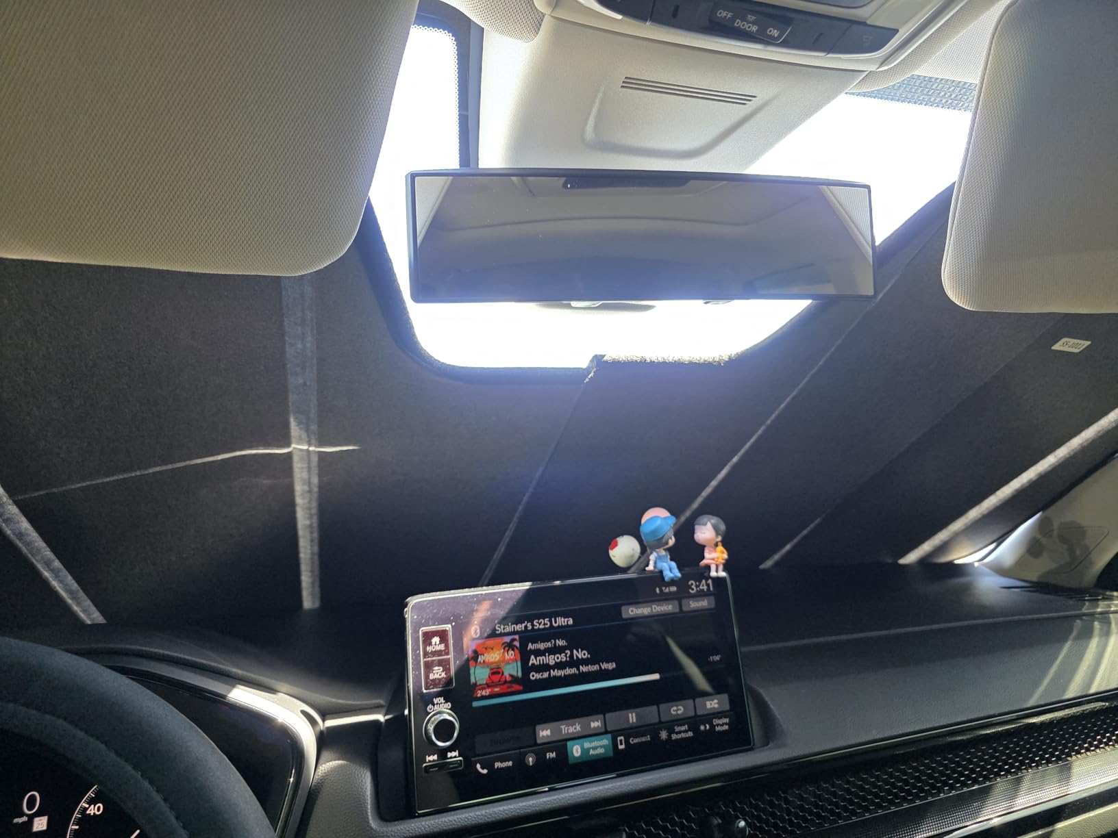 Autotech Park Foldable Sunshade Compatible with 2023-2026 Honda CRV, Custom-fit Windshield Sun Shade customer photo 2