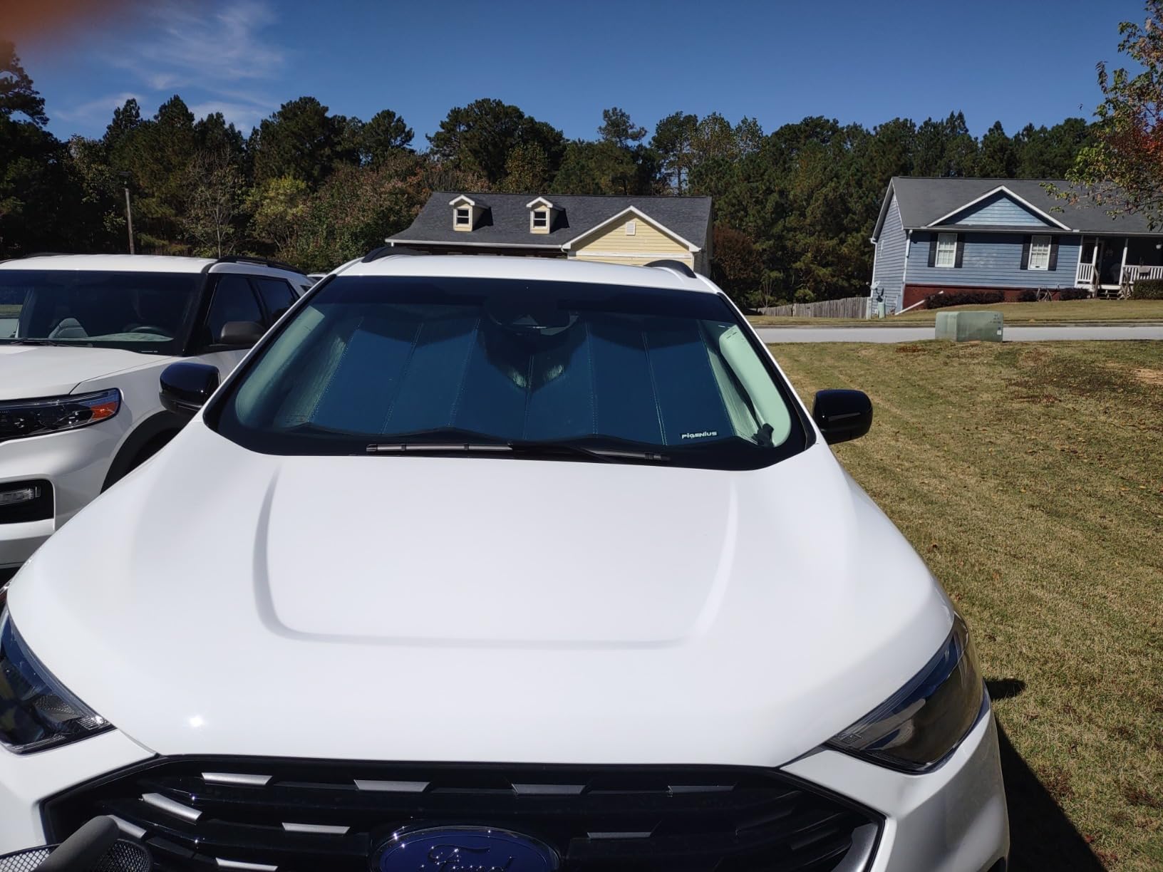 Pigenius Windshield Sunshade for Ford Edge 2015-2024, Custom Fit Front Window Shade - AstraGuard customer photo 1