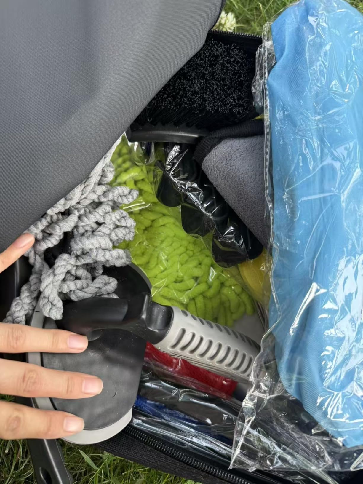 56Pcs Car Wash Cleaning Kit with Foam Gun, Car Wash Brush with Long Handle, Car Detailing Kit, Car Wheel Brush for Car Cleaning Supplies, Adjustable Hose Wash Sprayer-Quick Connector to Any Hose customer photo 1