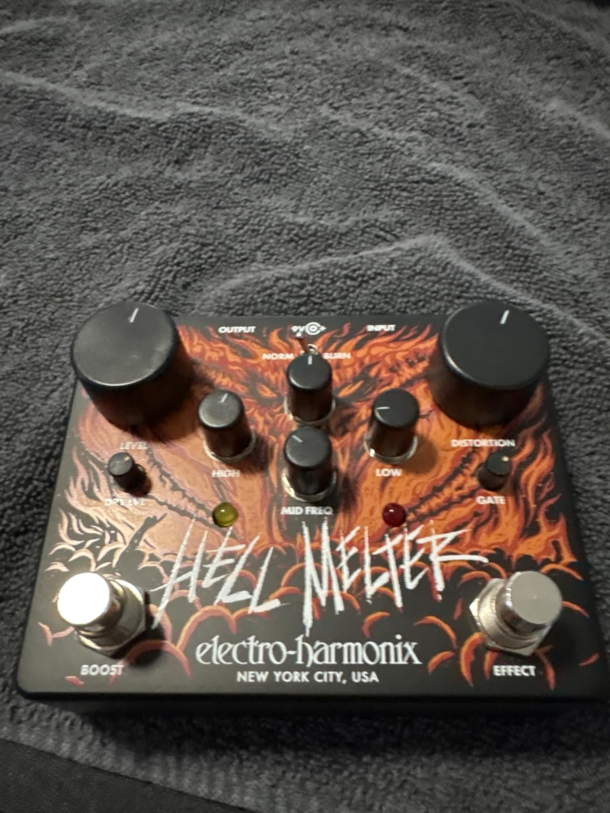 Electro-Harmonix Hell Melter Distortion Pedal customer photo 1