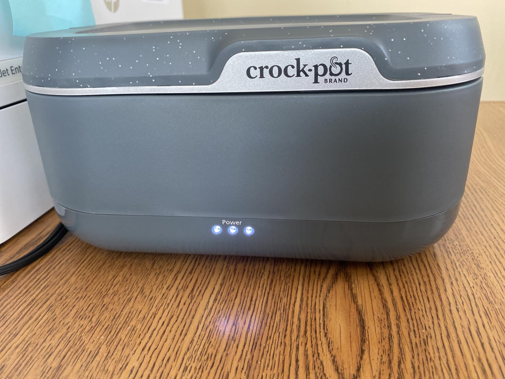 Crock-Pot 28-Ounce Mini Electric Heated Lunch Box, Portable Food Warmer, Perfect for Travel, Car, On-the-Go, Keeps Food Warm, Spill-Free, Dishwasher-Safe customer photo 1