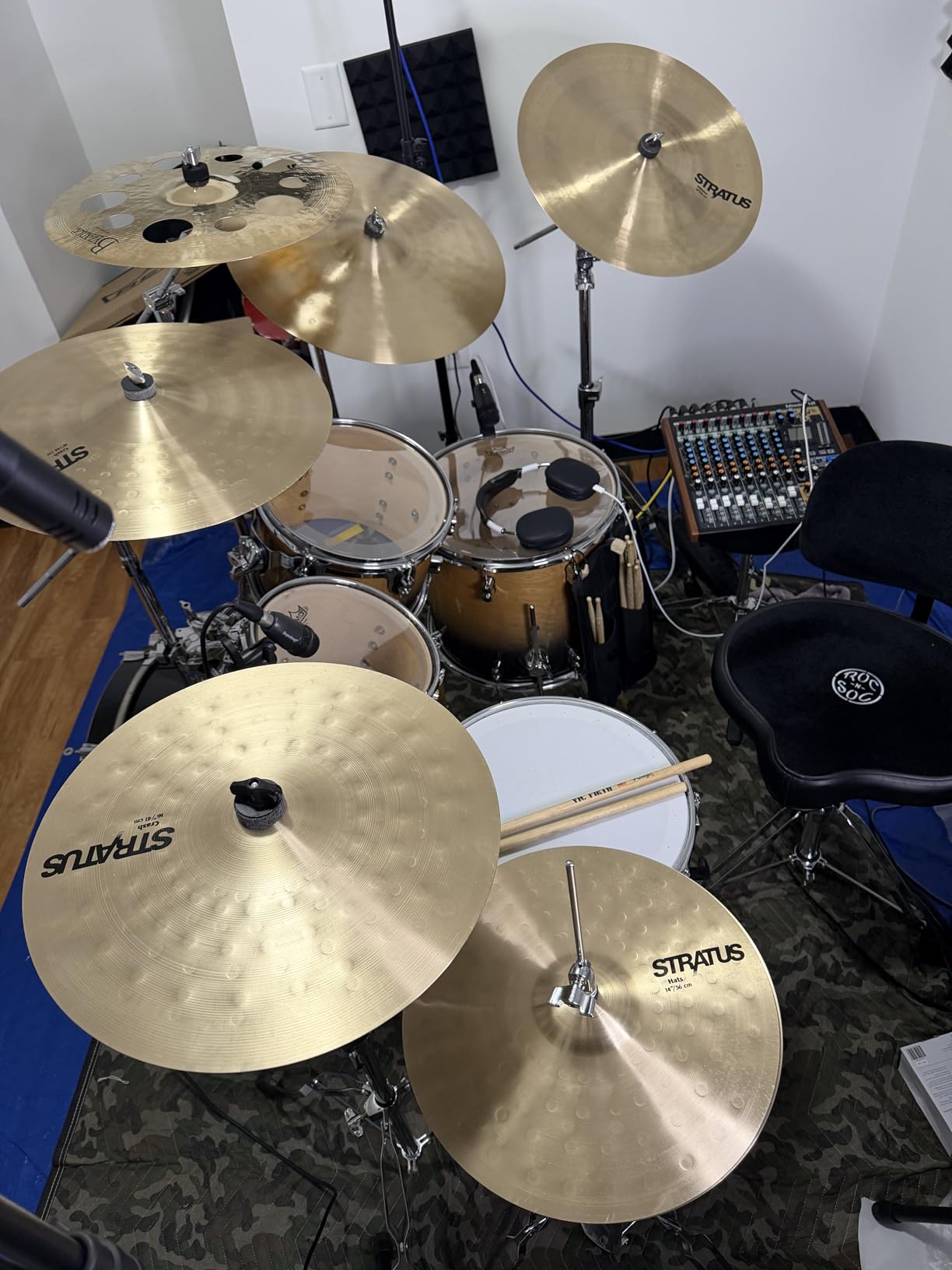 Depusheng 5-Piece Wired Dynamic Drum Mic Kit (Whole Metal) with Thread Clip customer photo 1