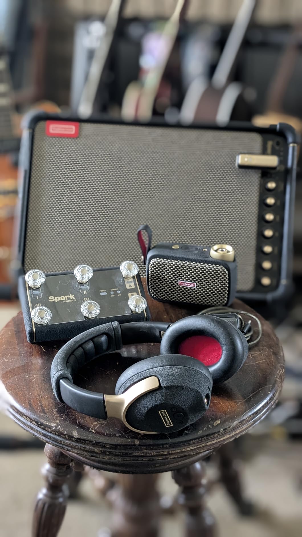 Positive Grid Spark Live Smart Guitar Amp, Multi-Channel PA System & Bluetooth Speaker All-in-One for Guitar, Bass, Vocals, Keyboards and More. customer photo 1