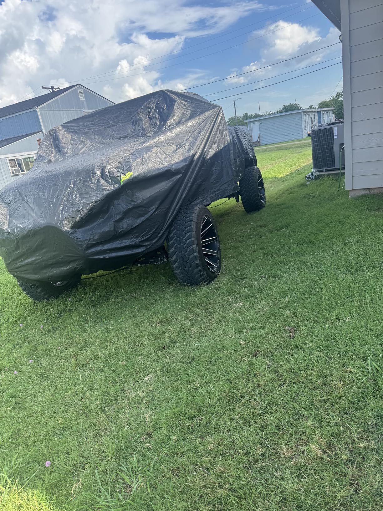 Sailnovo Pickup Truck Car Cover Waterproof All Weather - 7 Layers Heavy Duty Outdoor Full Car Cover, Snowproof Rainproof Windproof Sun UV Protection customer photo 1