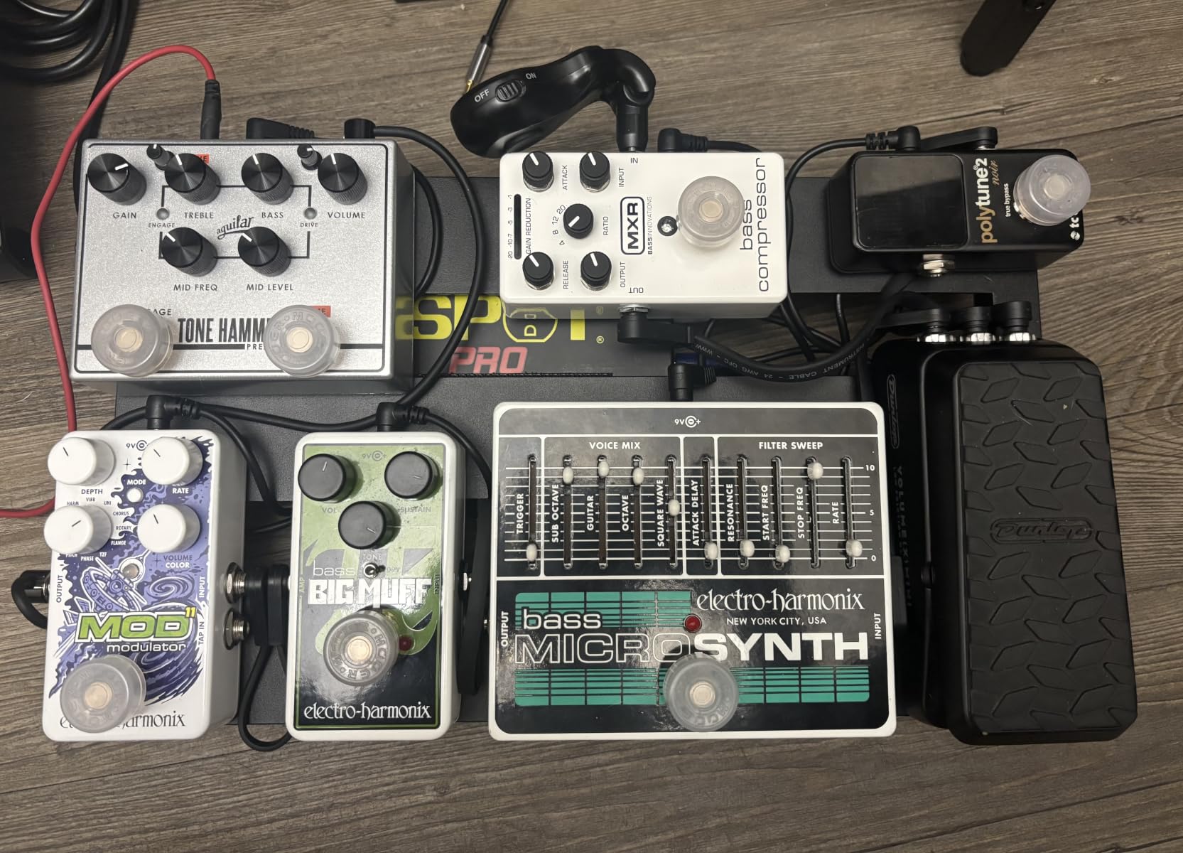 STRICH Guitar Pedal Board Aluminum Alloy 0.83lb Super Light Effect Pedalboard 15'' x 5.7'' with Carry Bag, MINI 15 customer photo 2