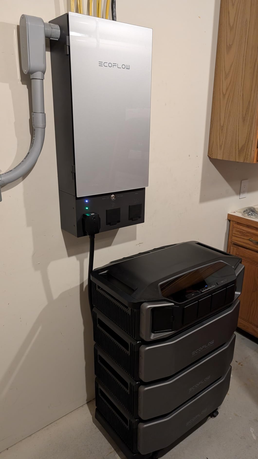 EF ECOFLOW DELTA Pro Ultra 6144Wh Power Station, 120/240V 7200W AC Output, Lifepo4 Home Battery Backup Expandable to 90kWh, 2H to Full Charge, Solar Generator for Home Use customer photo 1