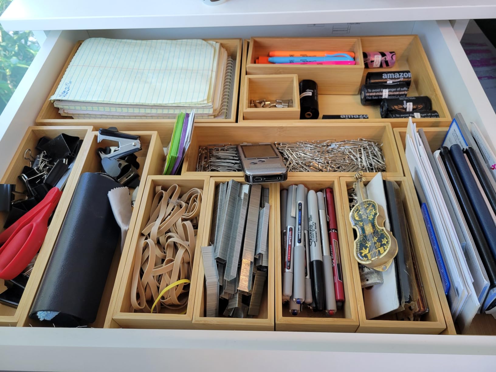 Grow Forward Bamboo Drawer Organizer Boxes - Set of 21 Wooden Drawer Organizers for Kitchen, Bathroom, Office, Desk, Vanity, Makeup - Non-Slip Junk Drawer Organizer Trays for Storage and Organization customer photo 1