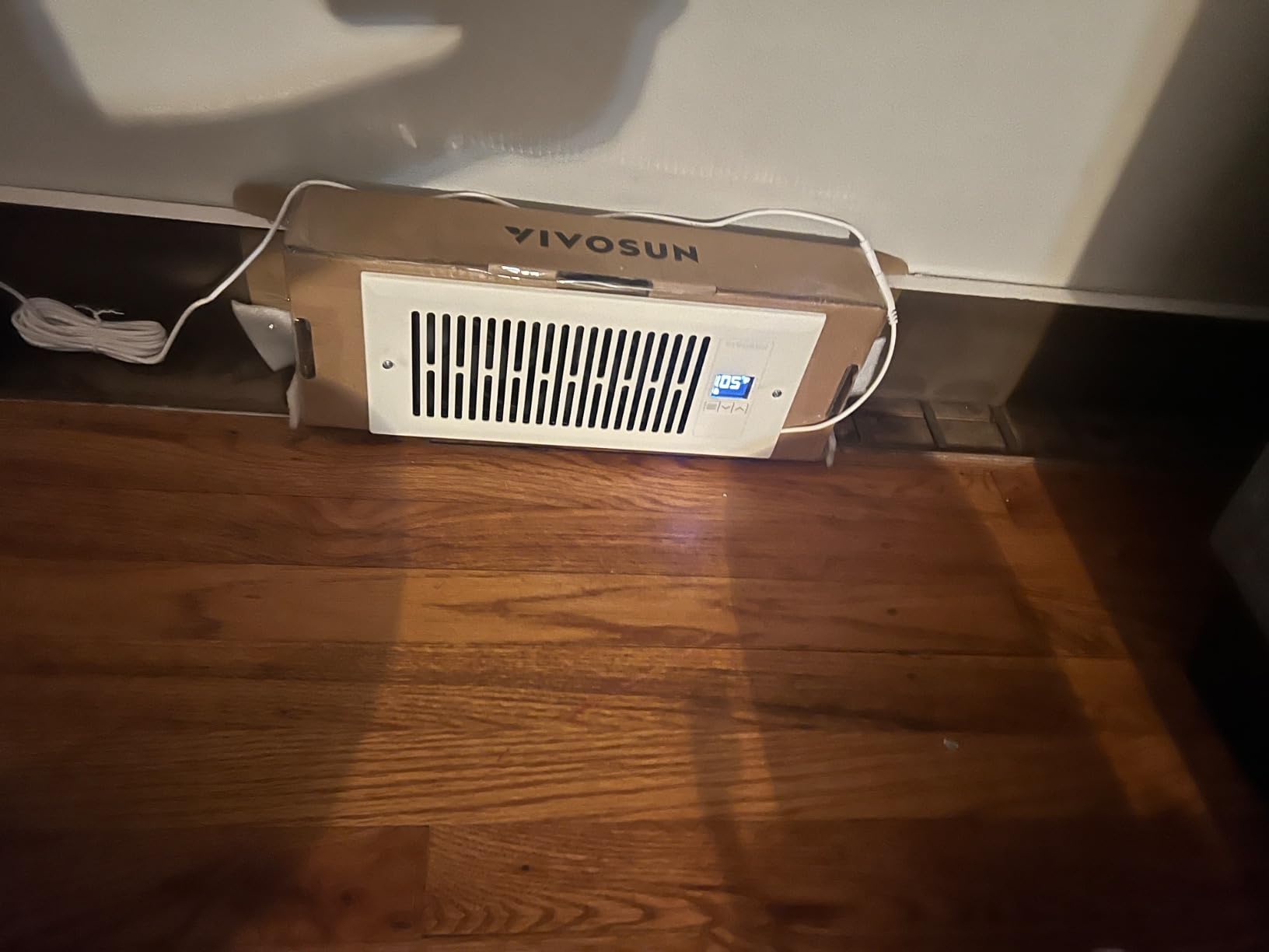 VIVOSUN Quiet Register Booster Fan, Smart Register Vent with Thermostat Control, Fits 4