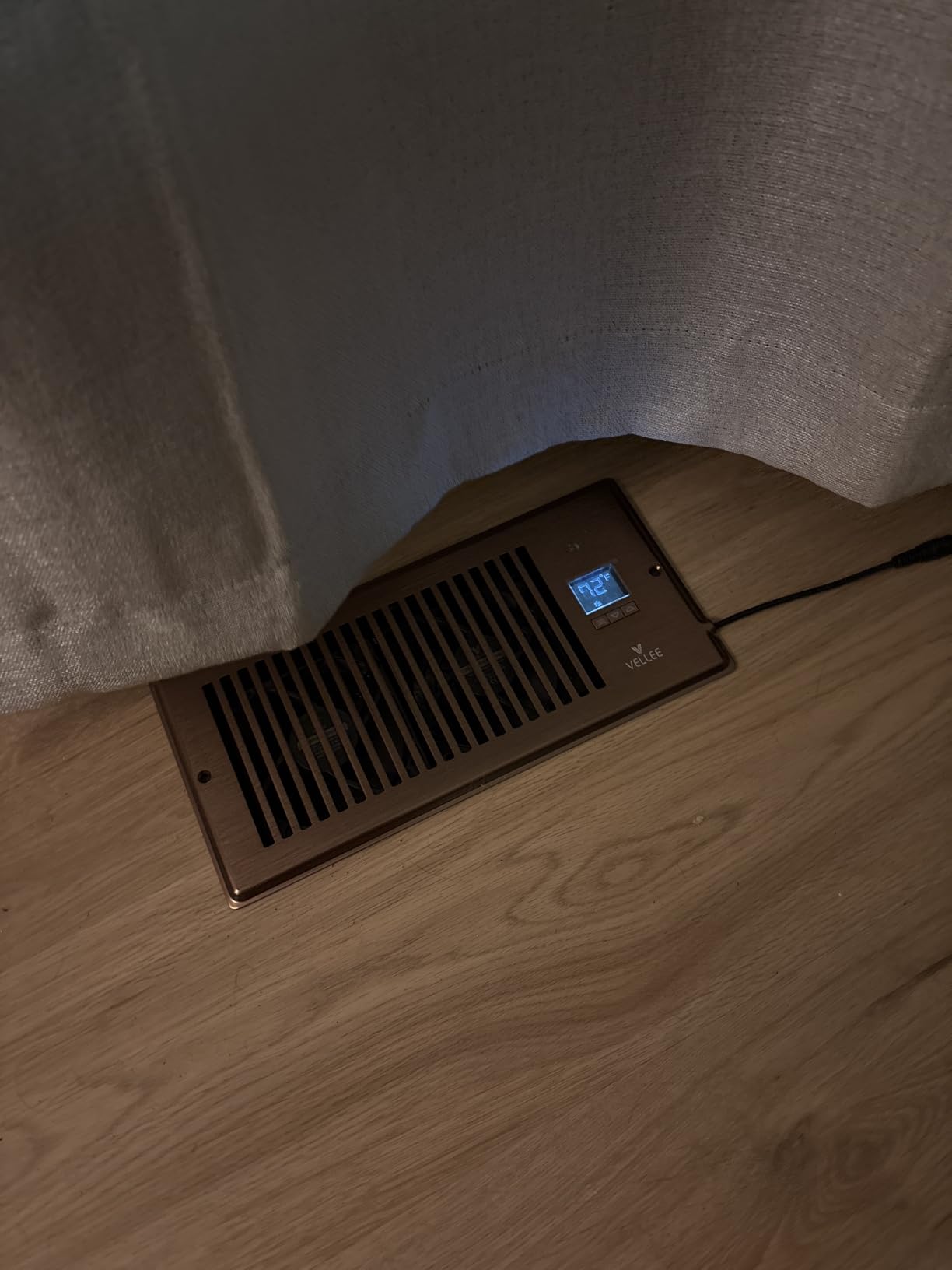 VELLEE Quiet Register Booster Fan Fits 4