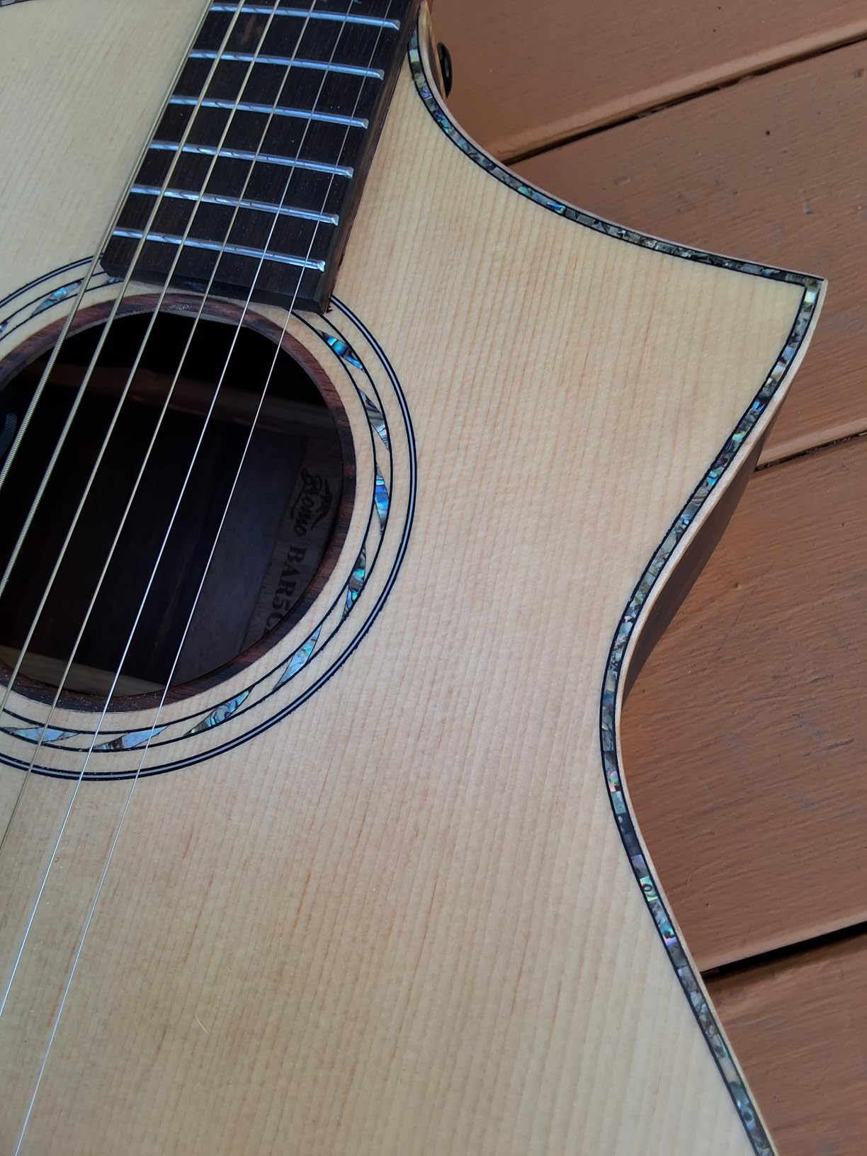 Bromo BAR 5CE All-Solid Cutaway Baritone Acoustic-Electric Guitar customer photo 1
