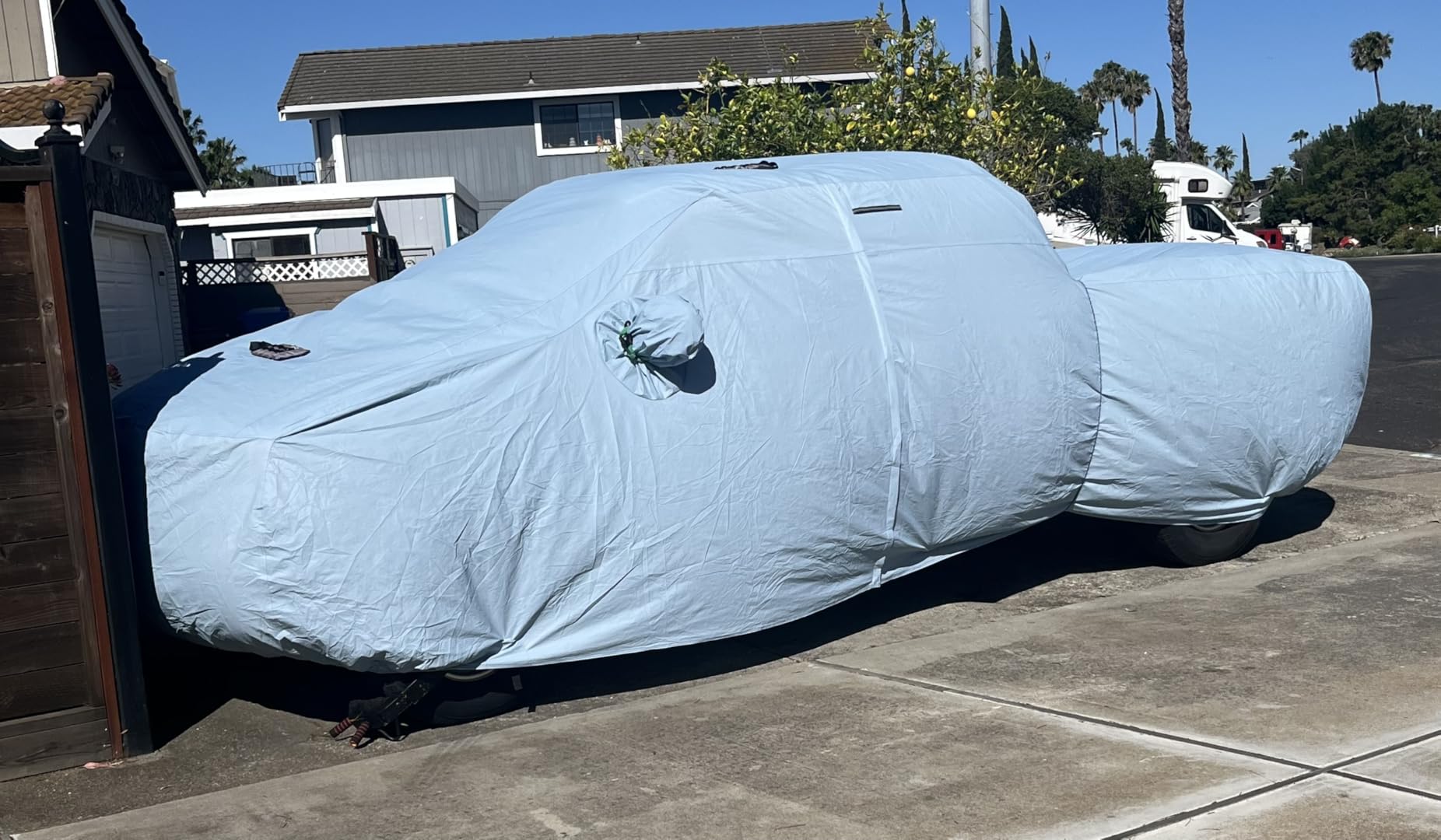 iCarCover 30-Layer Premium Truck Car Cover Waterproof All Weather - Rain Snow UV Sun Protection Full Car Covers for F-150, Ram, Silverado, Sierra, Tundra customer photo 1