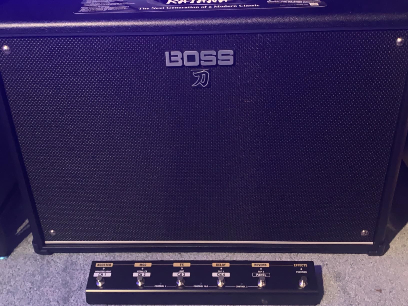 Katana-100/212 Gen 3 Guitar Amplifier | Powerful 100-Watt Combo Amp | Two Custom 12-Inch Speakers | Evolved Tube Logic Sounds | 12 Amp Characters | Onboard BOSS Effects | Advanced Connectivity customer photo 2