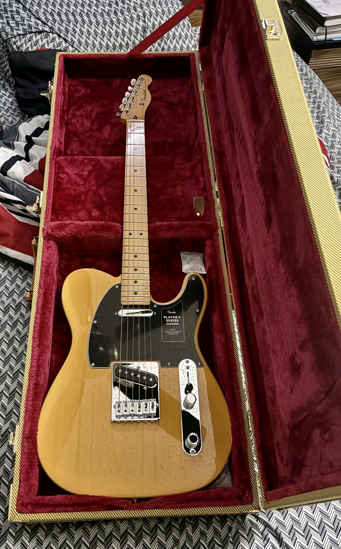 Fender Player II Telecaster Electric Guitar, Butterscotch Blonde with Maple Fingerboard customer photo 1
