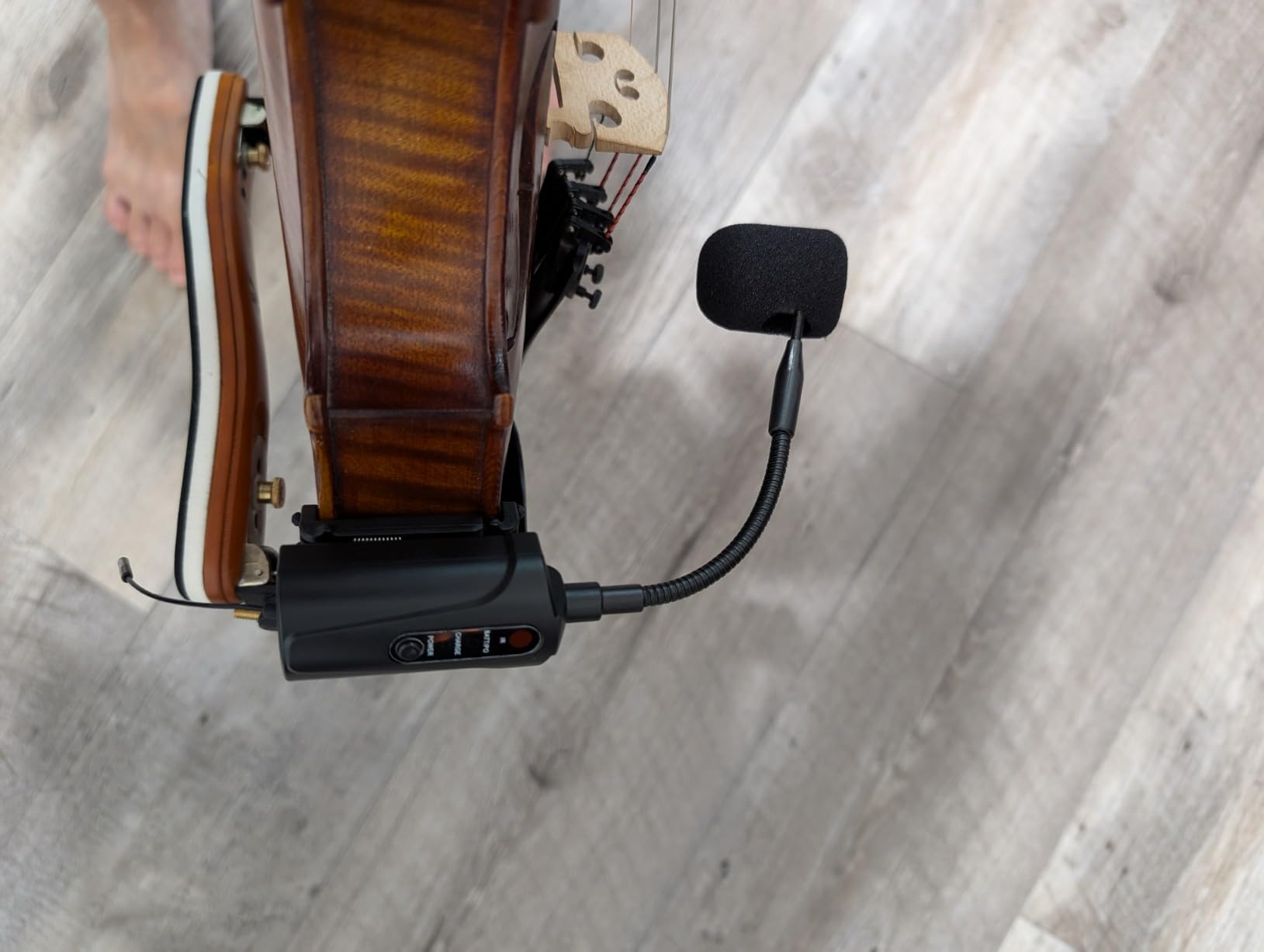UHF Wireless Violin Microphone System Wireless Transmitter and Receiver Clip-on Instrument Microphones & Systems Mic for Violin, Musician, Active PA Systems, VT-5 customer photo 2
