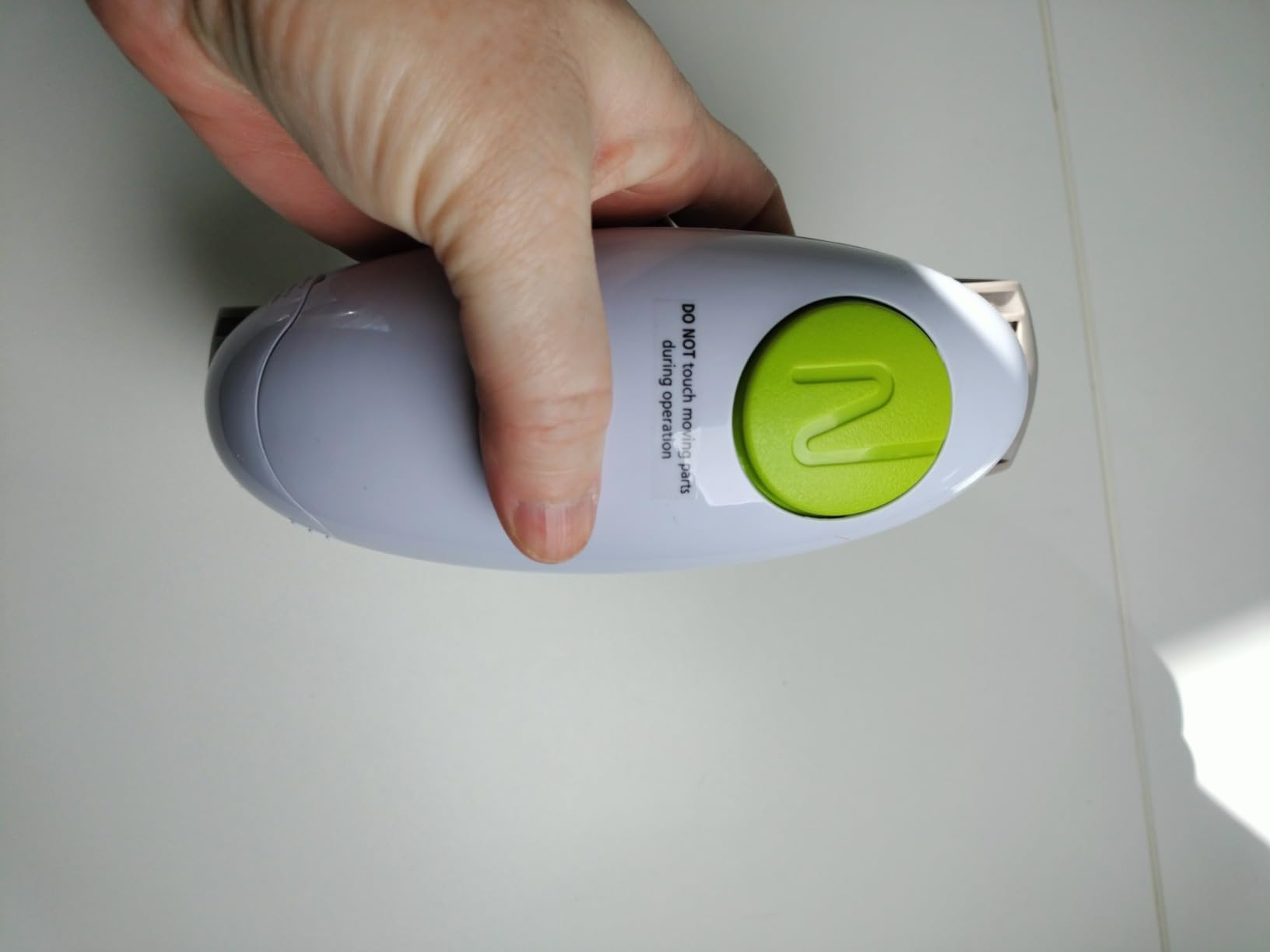 Electric Jar Opener, Jar opener, Automatic Jar Opener, Automatic Jar Opener for seniors with arthritis, fits almost all lid sizes, Not applicable to plastic jars(white) customer photo 1
