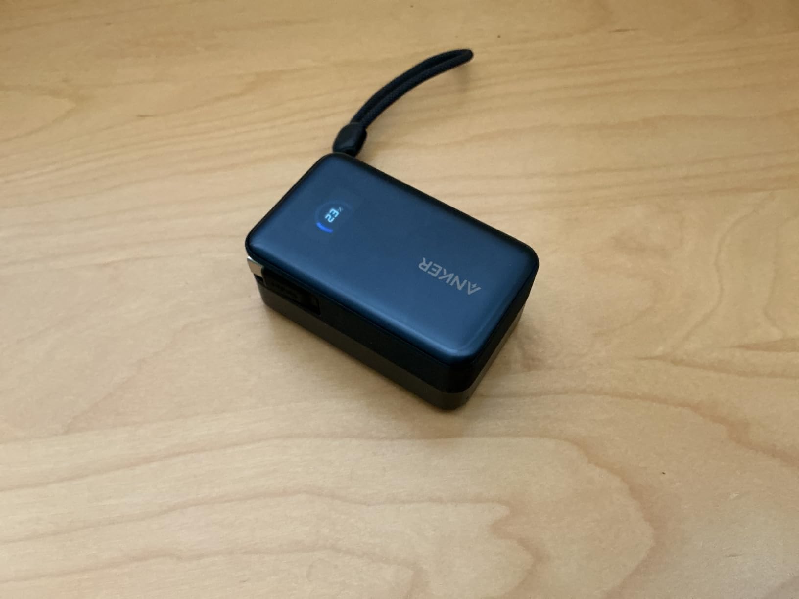 Anker Nano Power Bank, 45W 10,000mAh Portable Charger, iPhone Battery Pack | Built-In Retractable USB-C Cable, for iPhone 17 / 16 Series, iPad, Galaxy, Pixel, and More, Compact Travel Design customer photo 1