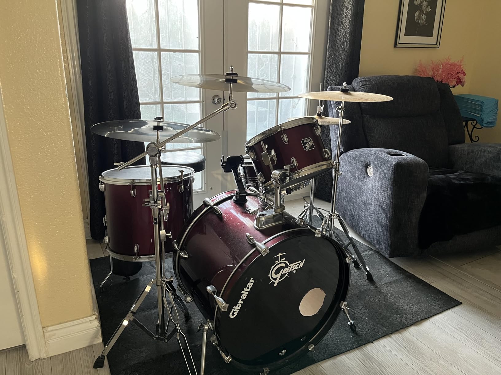 Cymbal Pack, 6 Pieces Drum Cymbals Set 10''/14