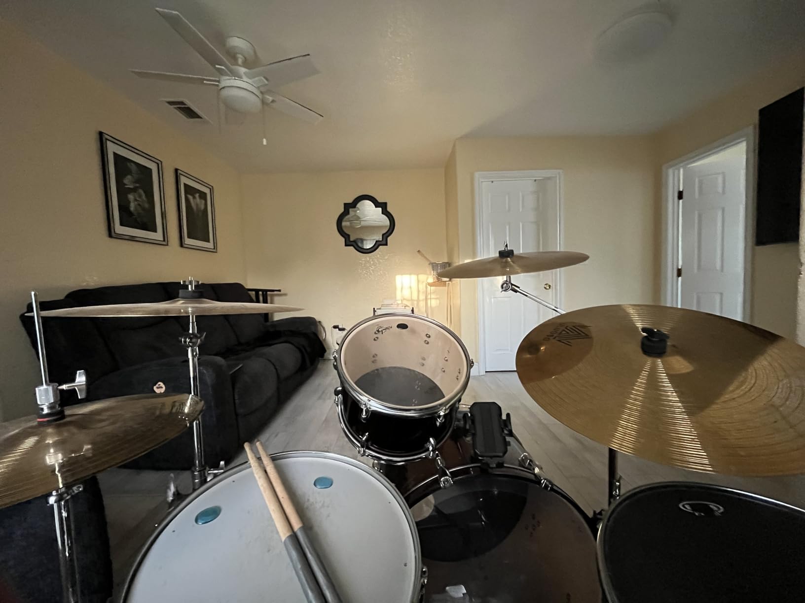 Cymbal Pack, 6 Pieces Drum Cymbals Set 10''/14