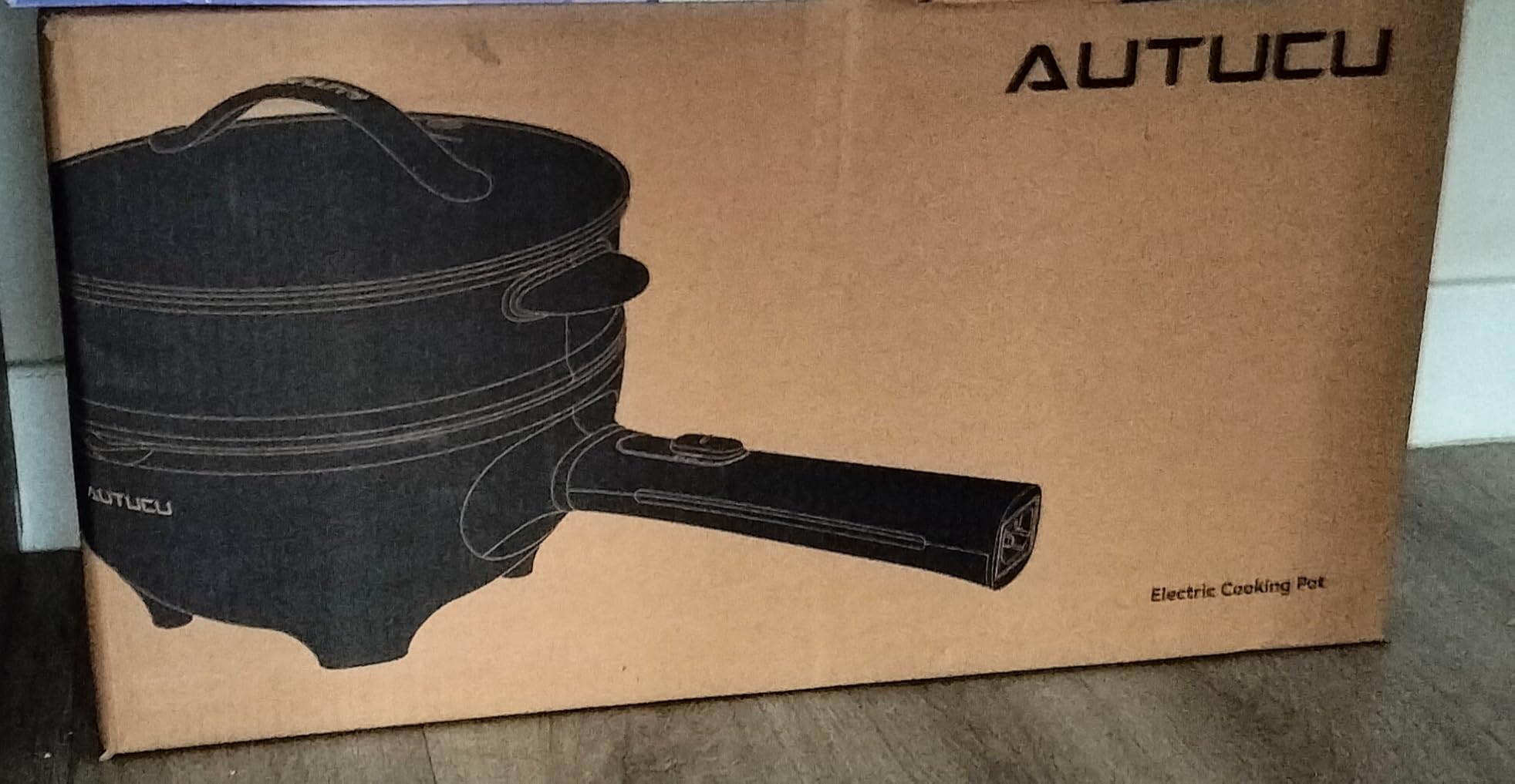 AUTUCU 3-Quart Electric Hot Pot and Wok Nonstick with Steamer | Electric Skillet 1200W for Dorm, Home, Gifts (Includes Silicone Spatula) Multi-Cooker customer photo 1