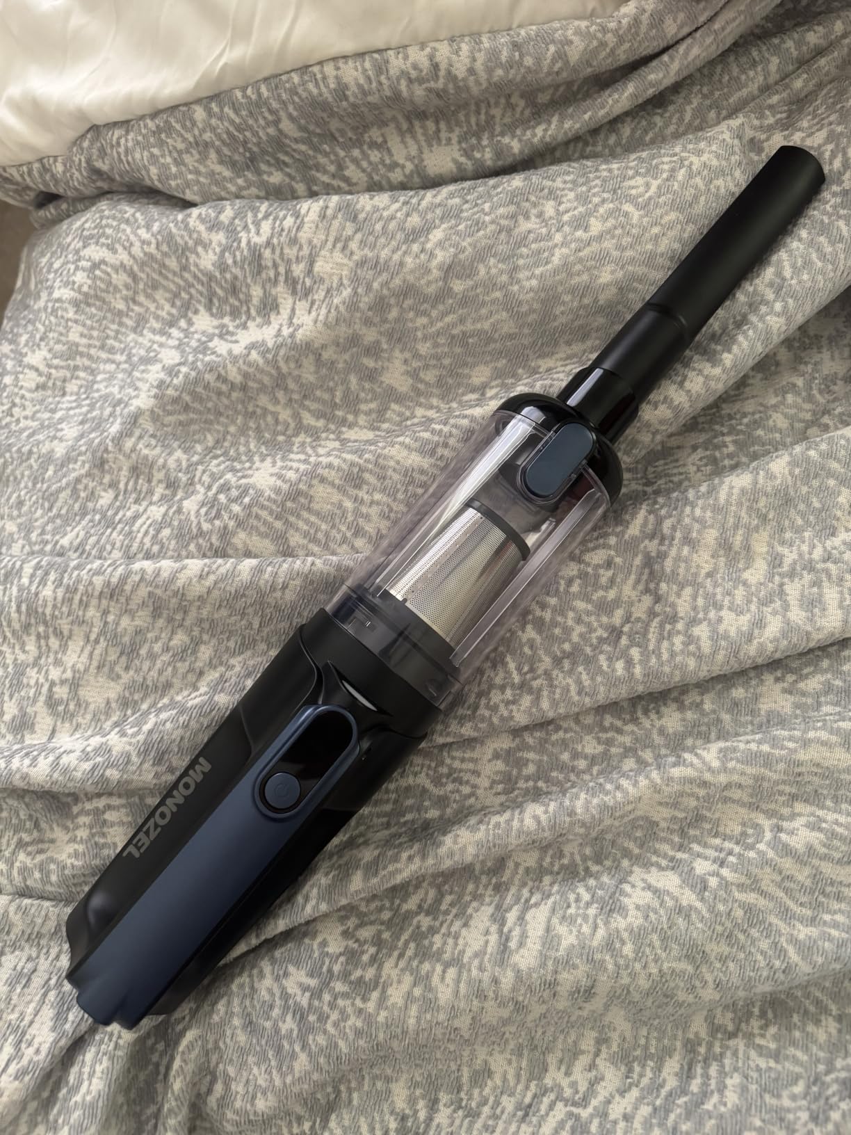MONOZEL Car Vacuum Portable Cordless, 18000Pa 2 in 1 Vacuum Cleaner&Air Duster, 130W Brushless Motor Handheld Vacuum Cordless with 7800mAh Battery, LED Light, Multi-Nozzles for Car, Home, Office, Pet customer photo 1
