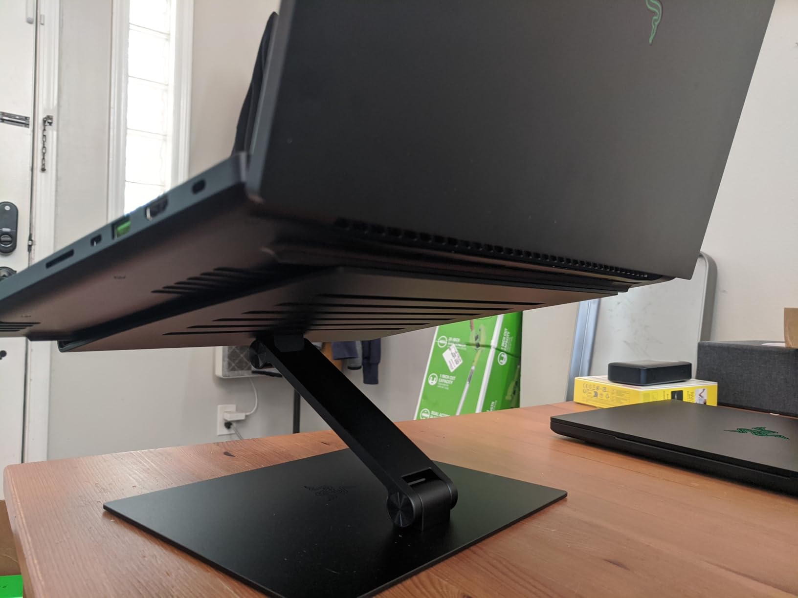 Razer Adjustable Laptop Stand: Supports Phones, Tablets, Laptops, Macbooks up to 18
