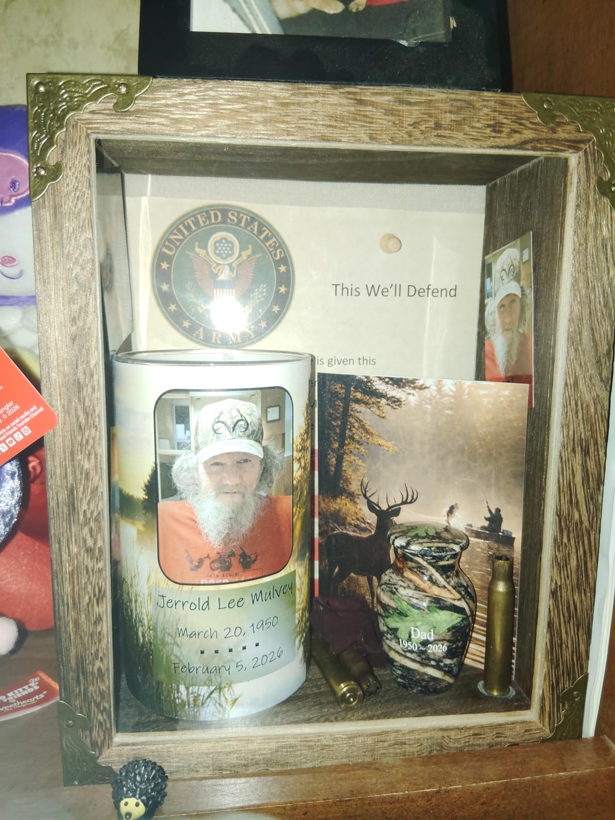 Deep Shadow Box Frame 8x10 with 4.7