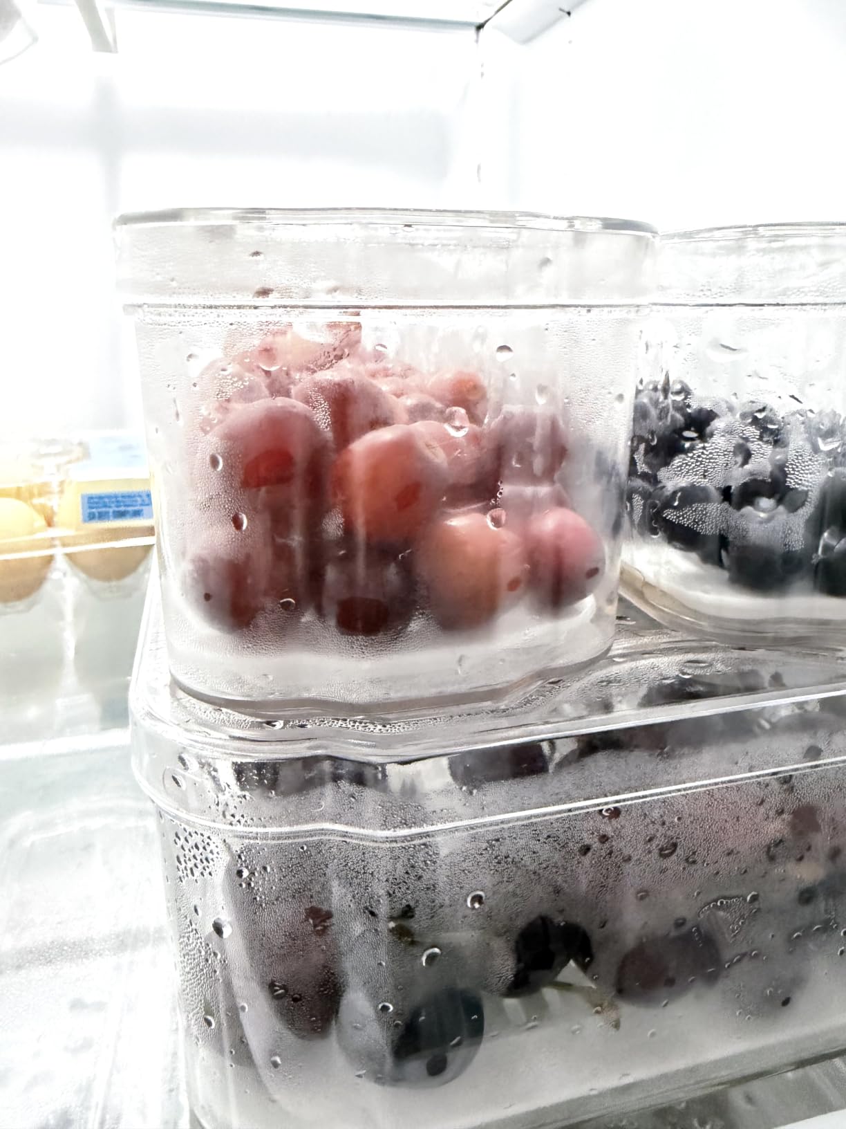 SMRCAD Fridge Organizers and Storage, 6 Pack Clear Freezer Organizer Bins with Lids for Kitchen, Pantry, Refrigerator, Food, Fruit, Vegetable Storage customer photo 1