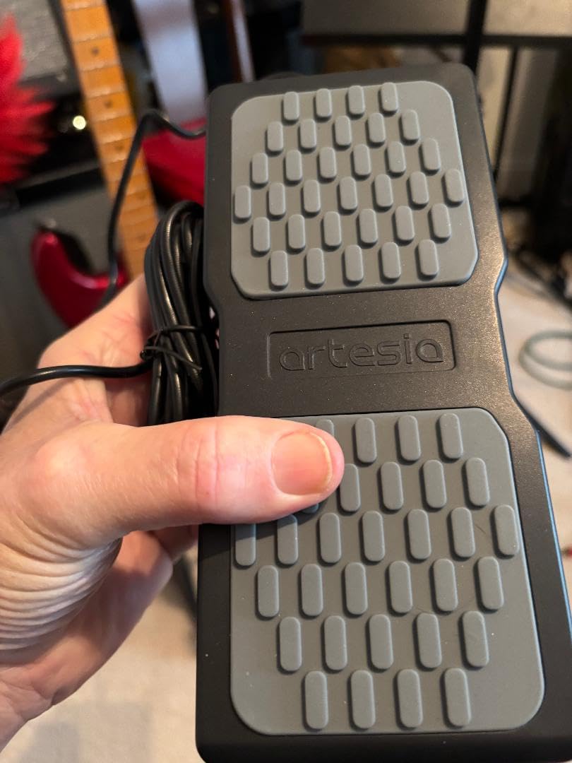 Artesia AP-EX Universal Expression Pedal with Polarity Switch and Non-Slip Surface for Keyboards, MIDI Controllers, Synthesizers, and Guitar Effects Pedals customer photo 2