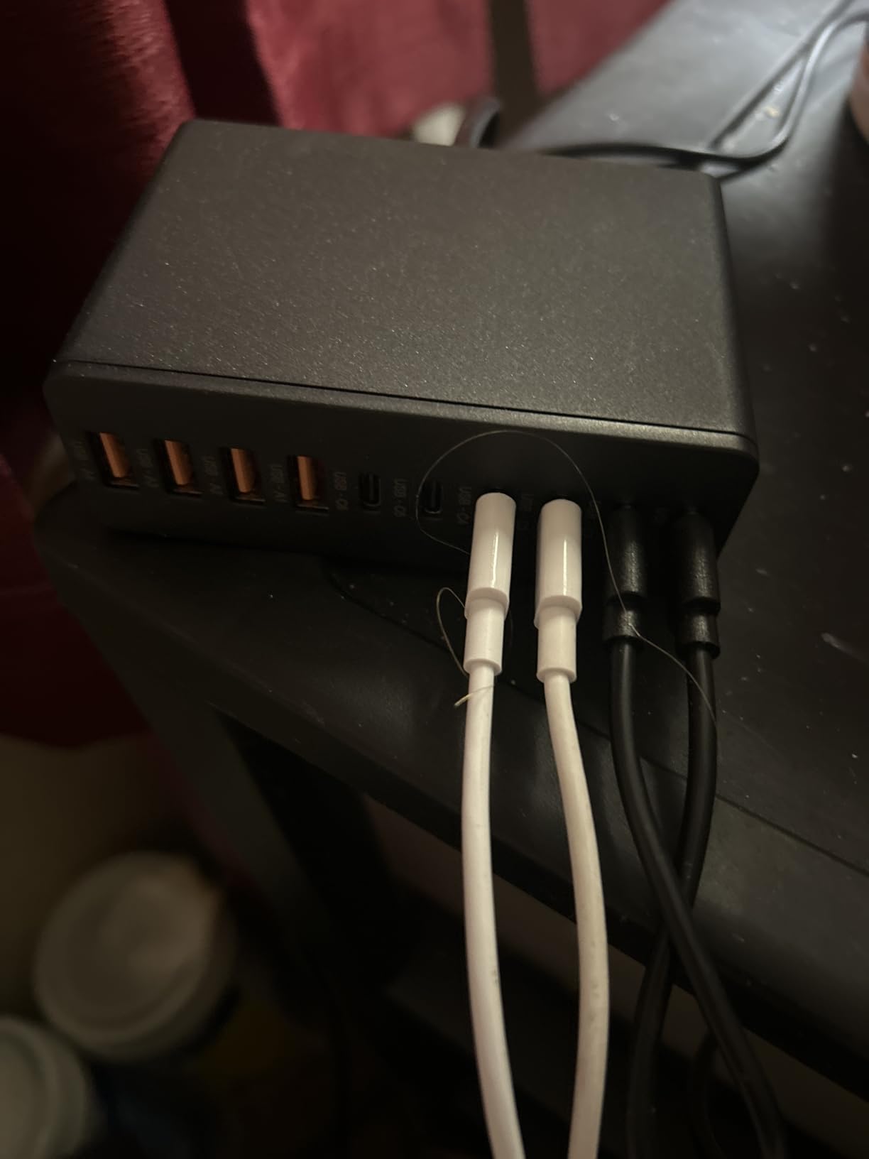 USB C Charging Station 10 Port with 4 Cables, 200W GaN Type C Charger Block, Wall Charger Power Strip Adapter Plug for iPad iPhone17 16 15 14 13 12 Pro Max Pixel Note Galaxy customer photo 1