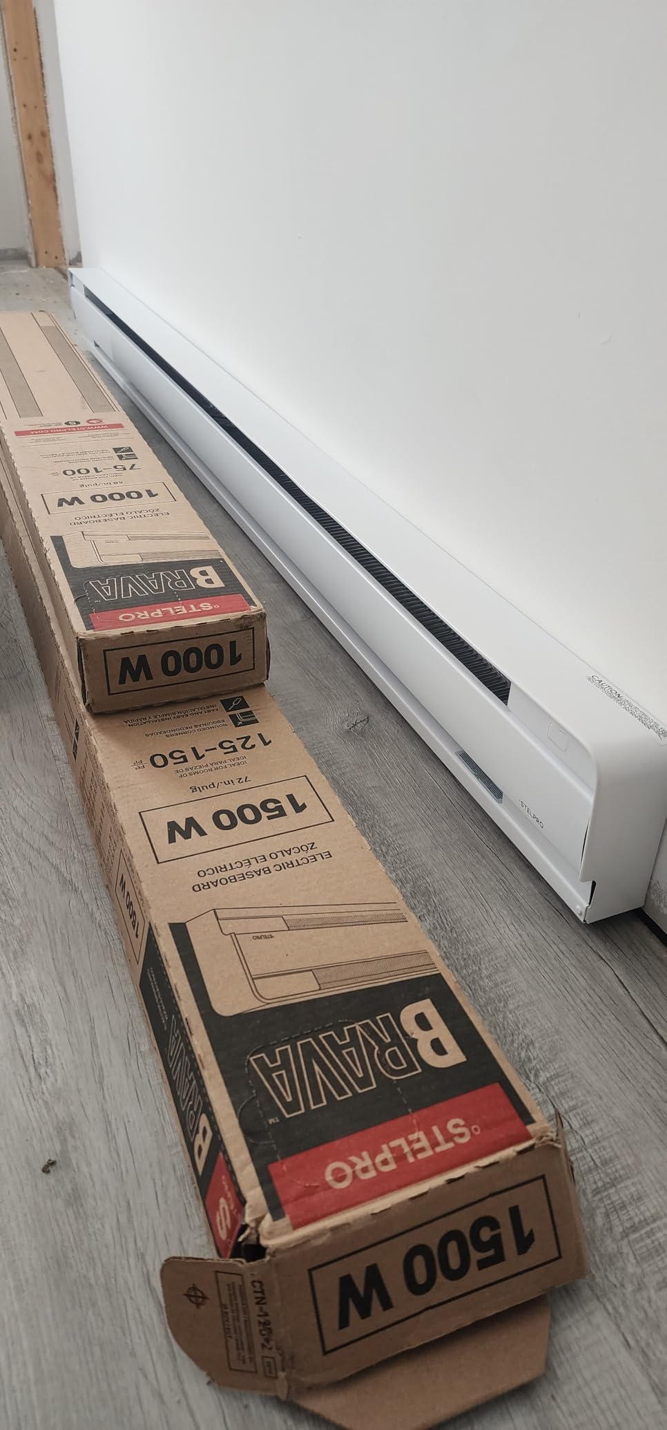Stelpro Brava Electric Baseboard Heater - 1000W / 240V - 48