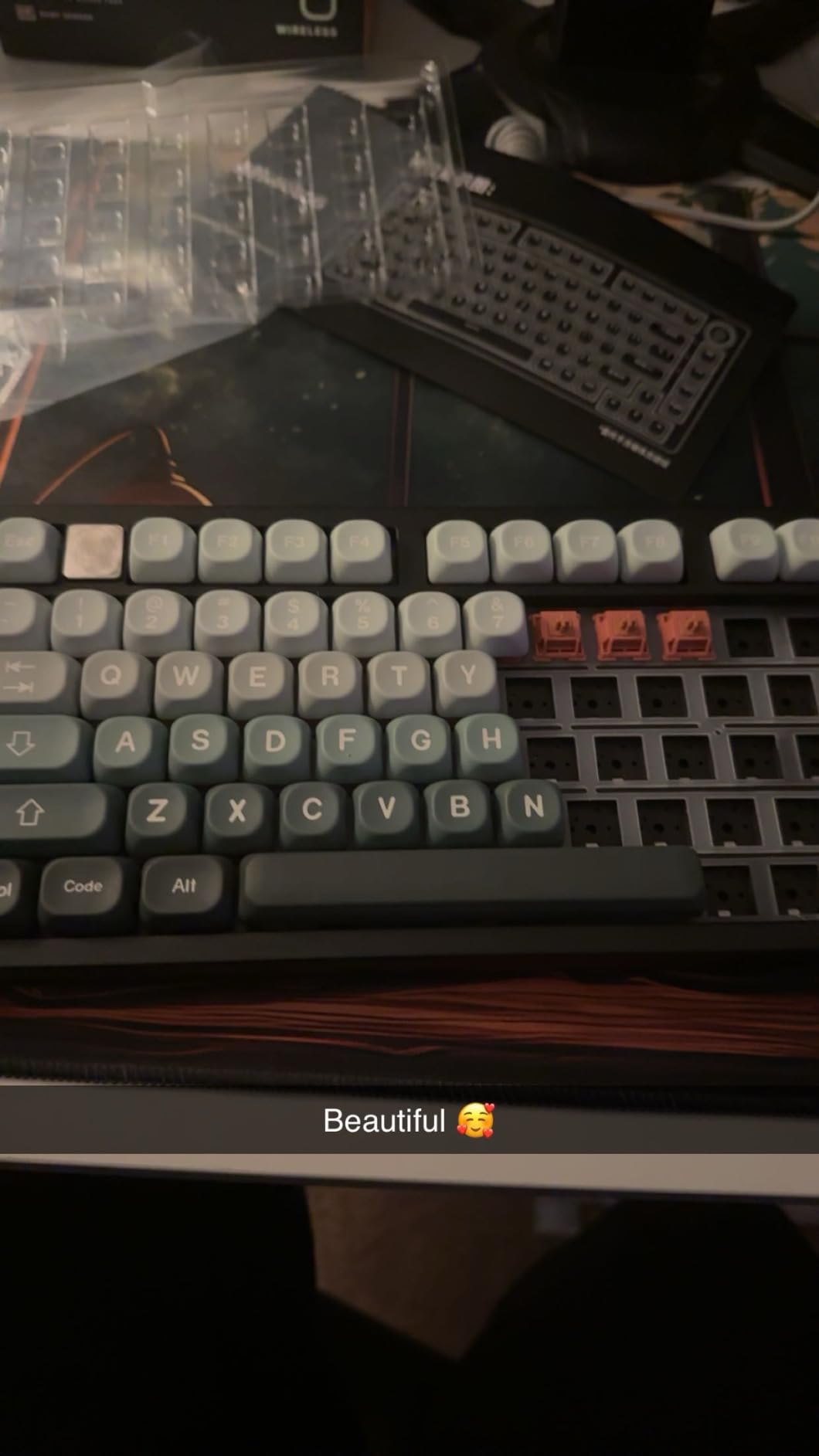 CORBOBO LEOBOG Hi75C Upgraded Wired Mechanical Keyboard Kit - Aluminum Alloy Gasket Mount 75% Barebones DIY Base with Hot Swap, RGB Backlighting & Volume Knob - Enhanced Custom Gaming Keyboard Build customer photo 1