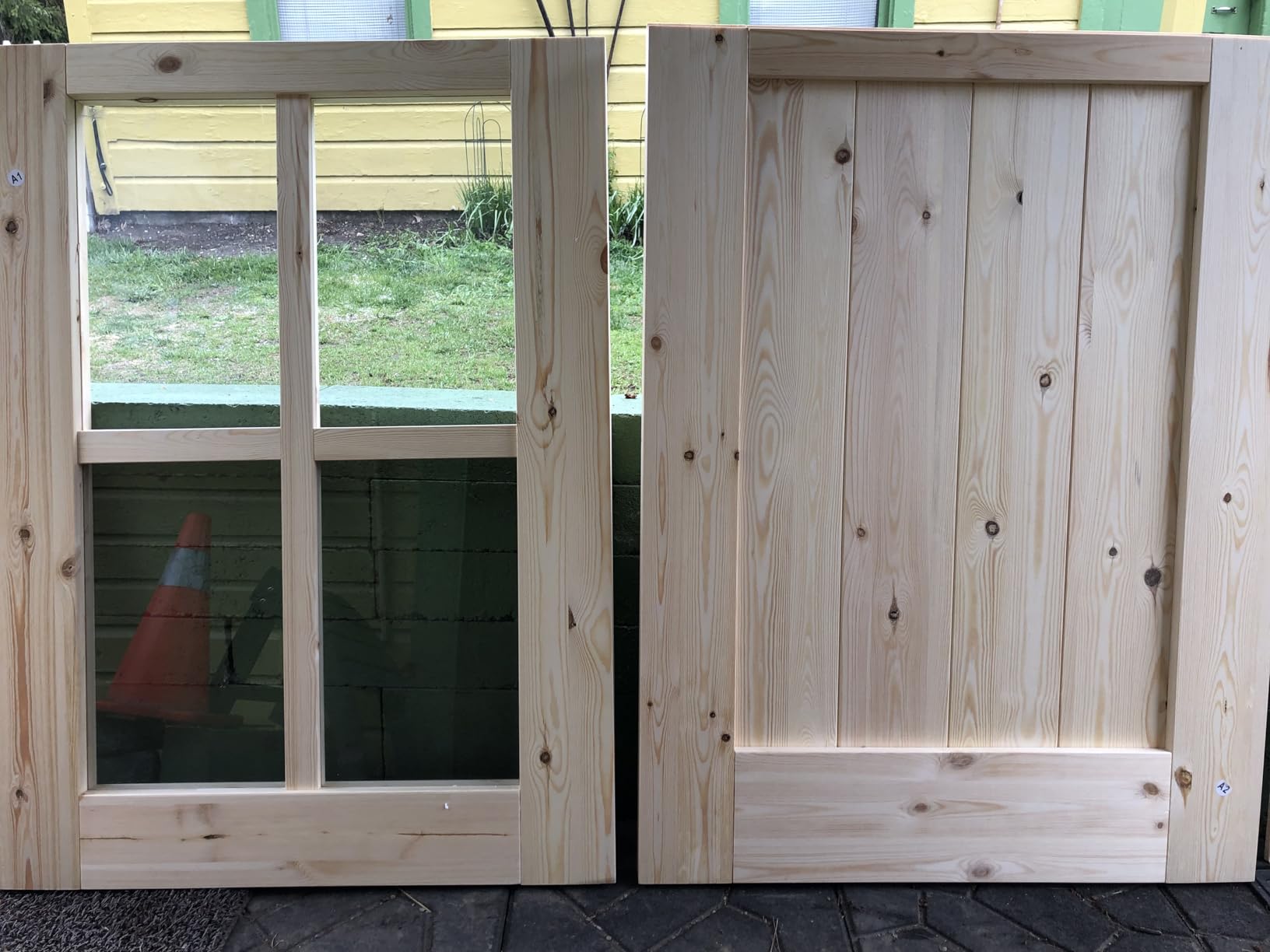 Interior & Exterior Double Dutch Door Slab, 60