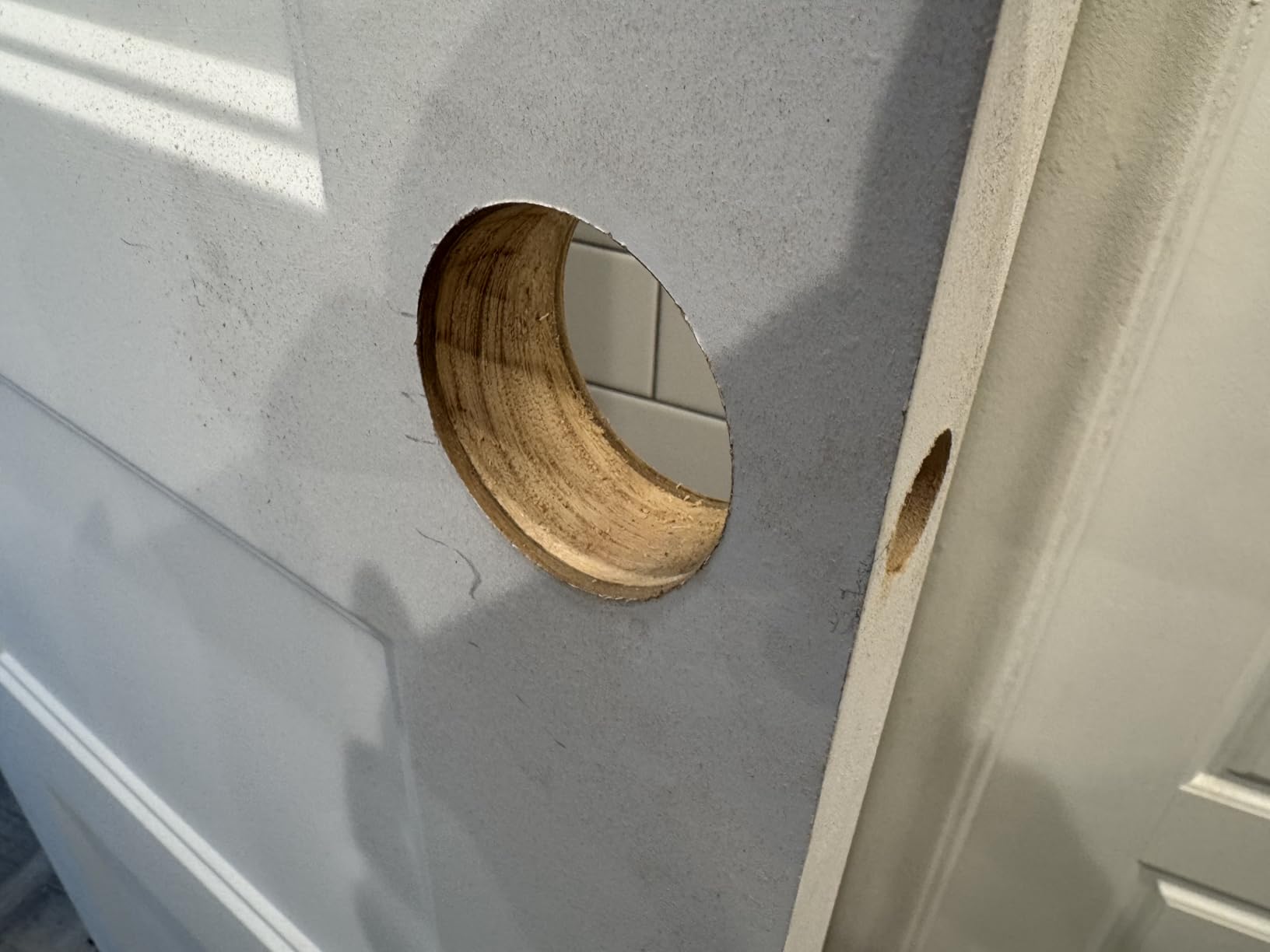 BARNSMITH 30x80 in 5-Panel White Primed Molded Door Slab, Shaker Style Paintable Hollow Core Interior Door Panel customer photo 1